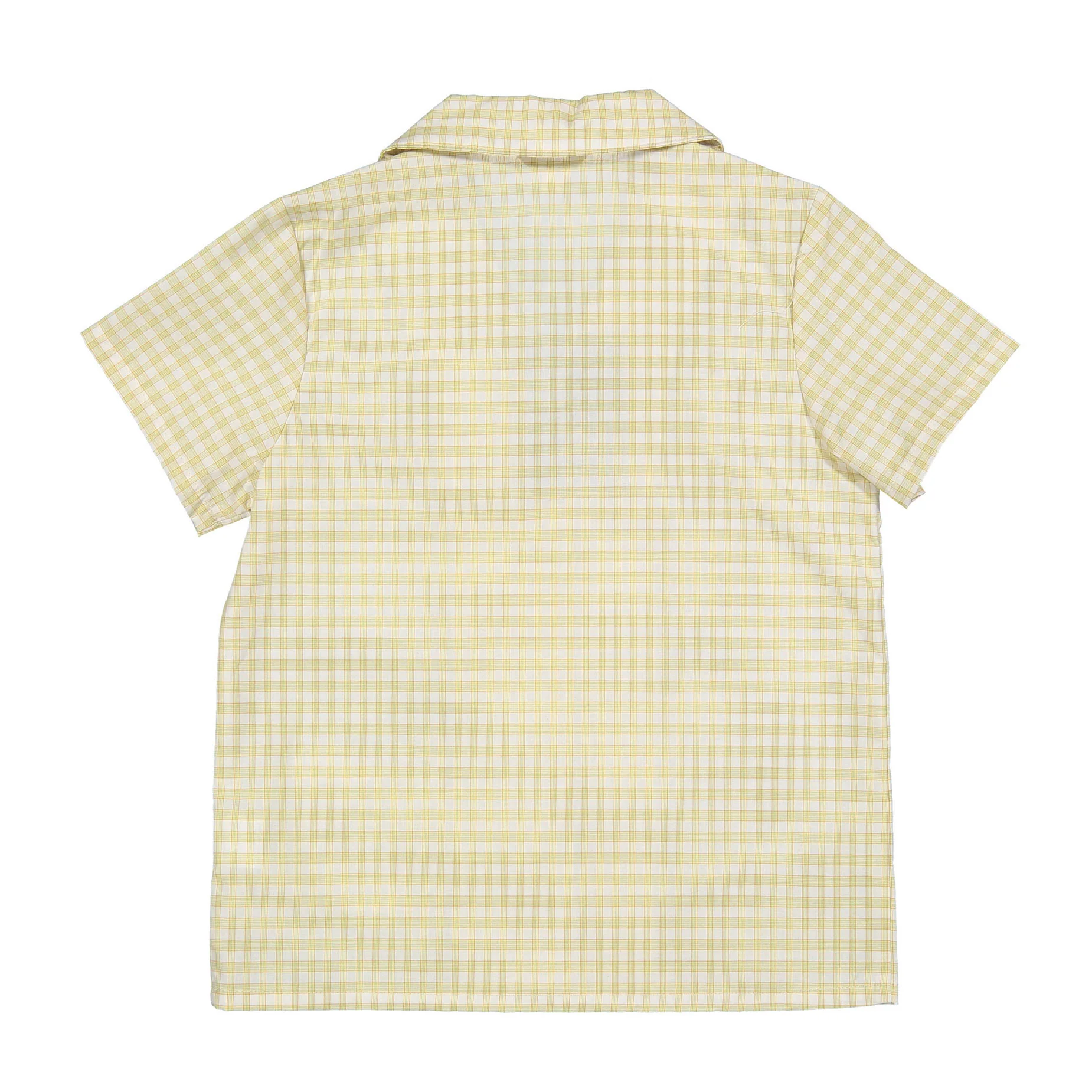 Arza Plaid Checked Grandpa Shirt - Image 3