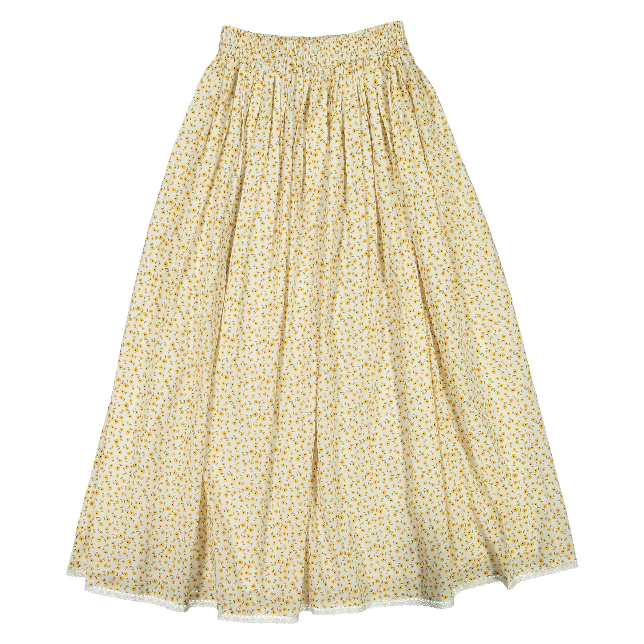 Atelier Parsmei Yellow Gathered Skirt