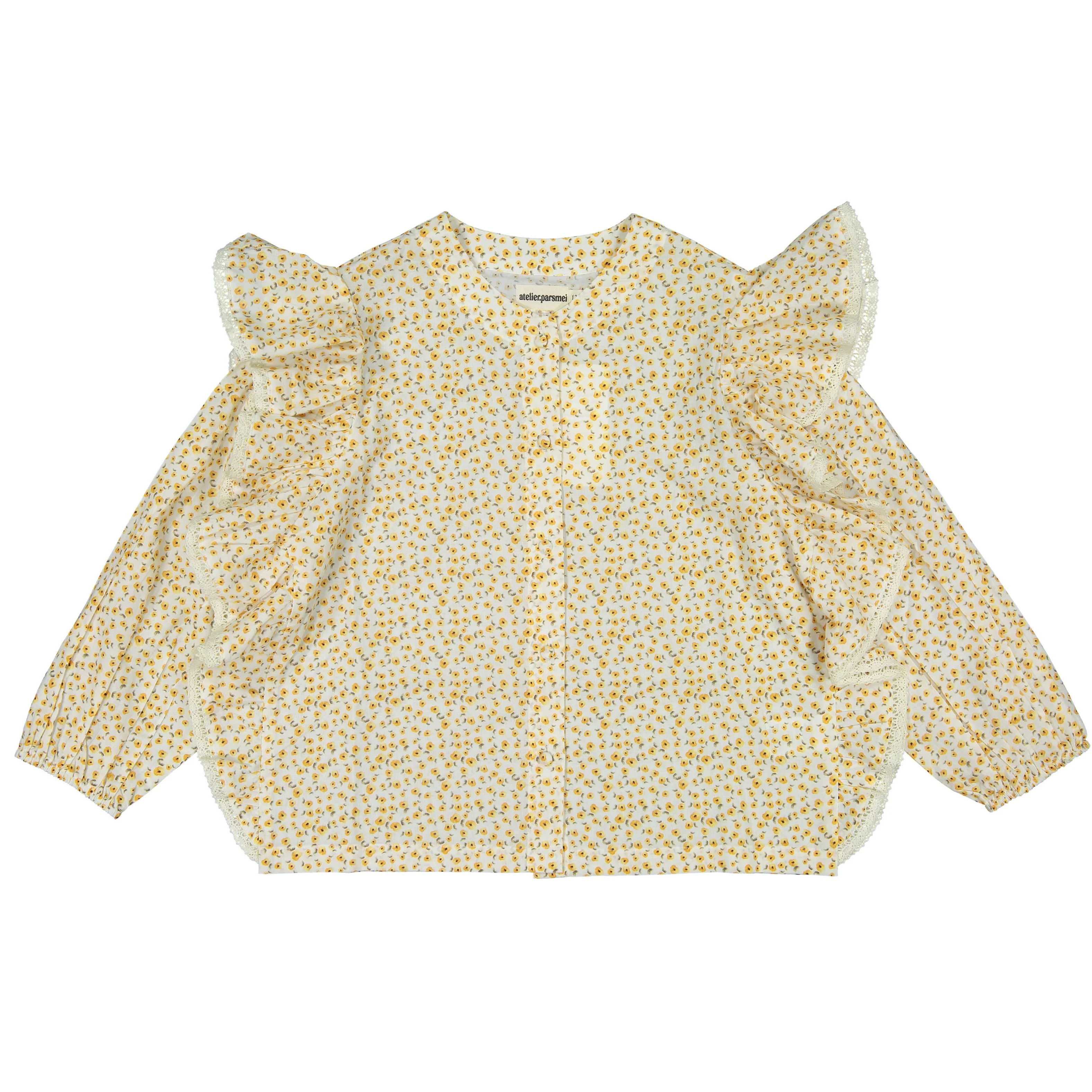Atelier Parsmei Yellow Long Sleeve Blouse