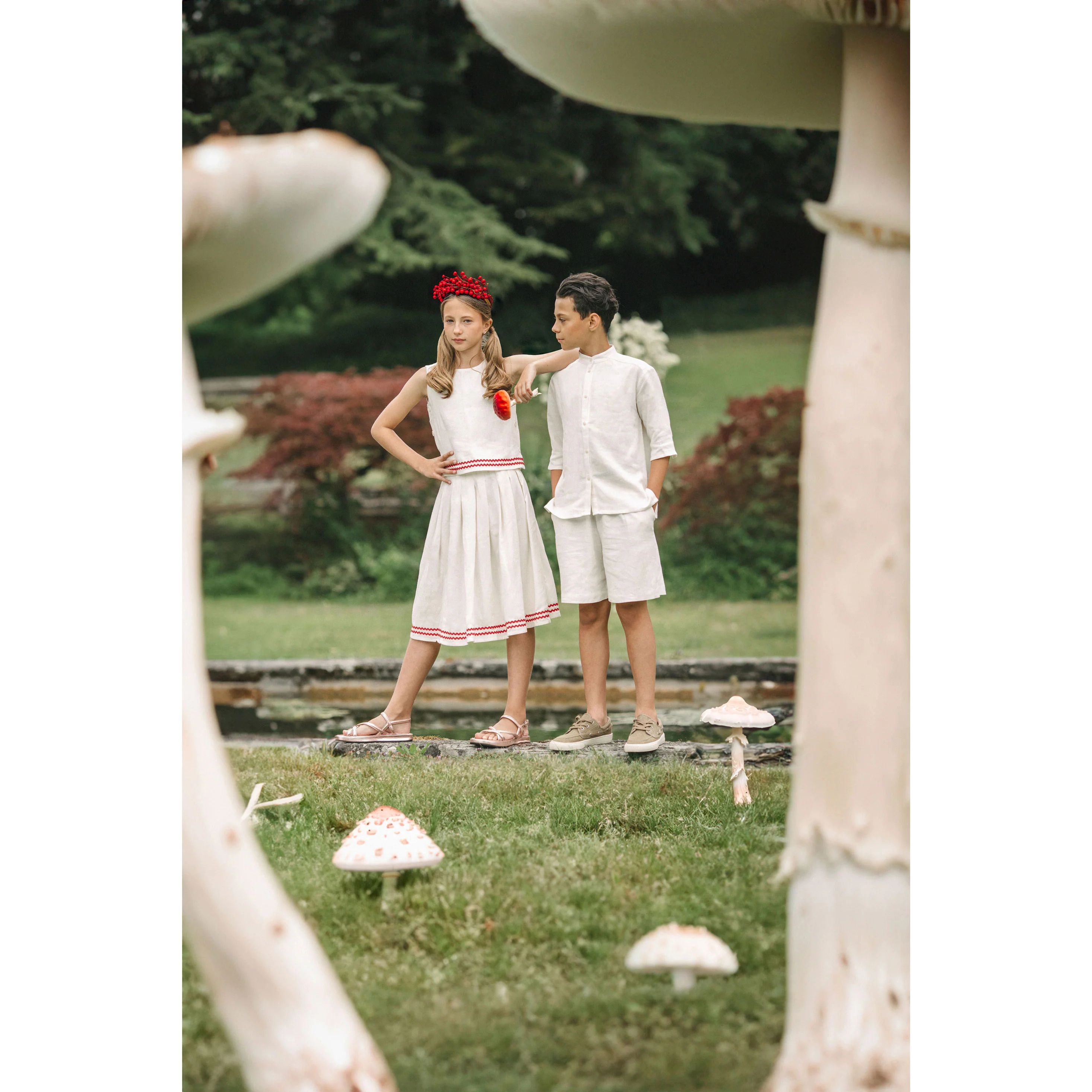 Atelier Parsmei Buttercream Sleeveless Crop Top - Image 2