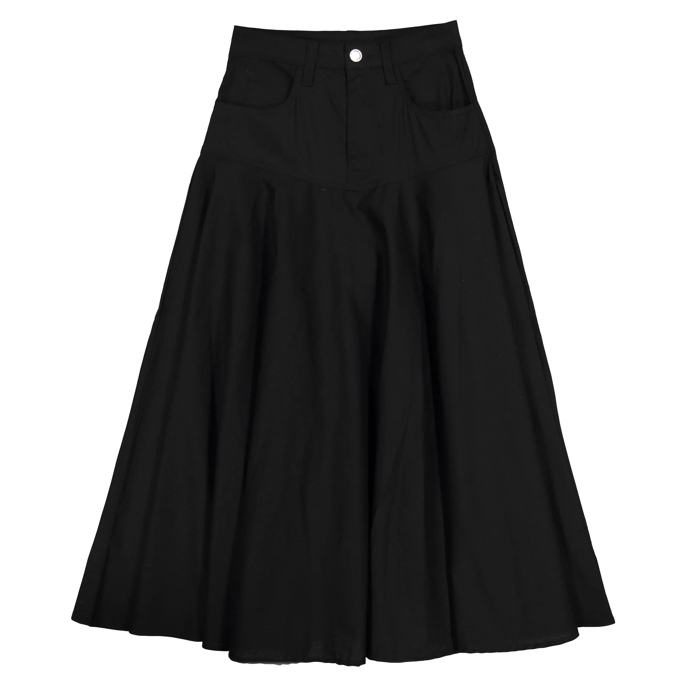 Ava and Lu Black Dropwaiste Skirt