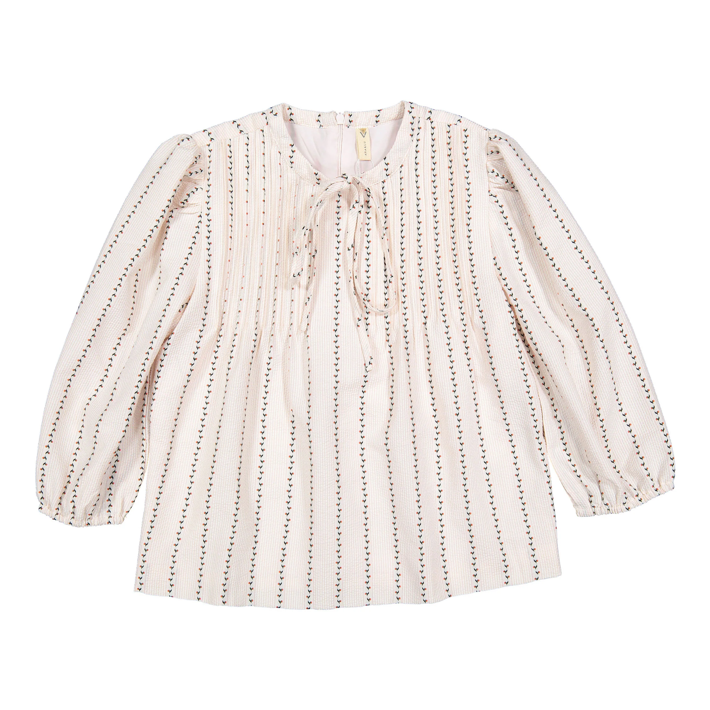 Ava and Lu Blush Design Striped Blouse