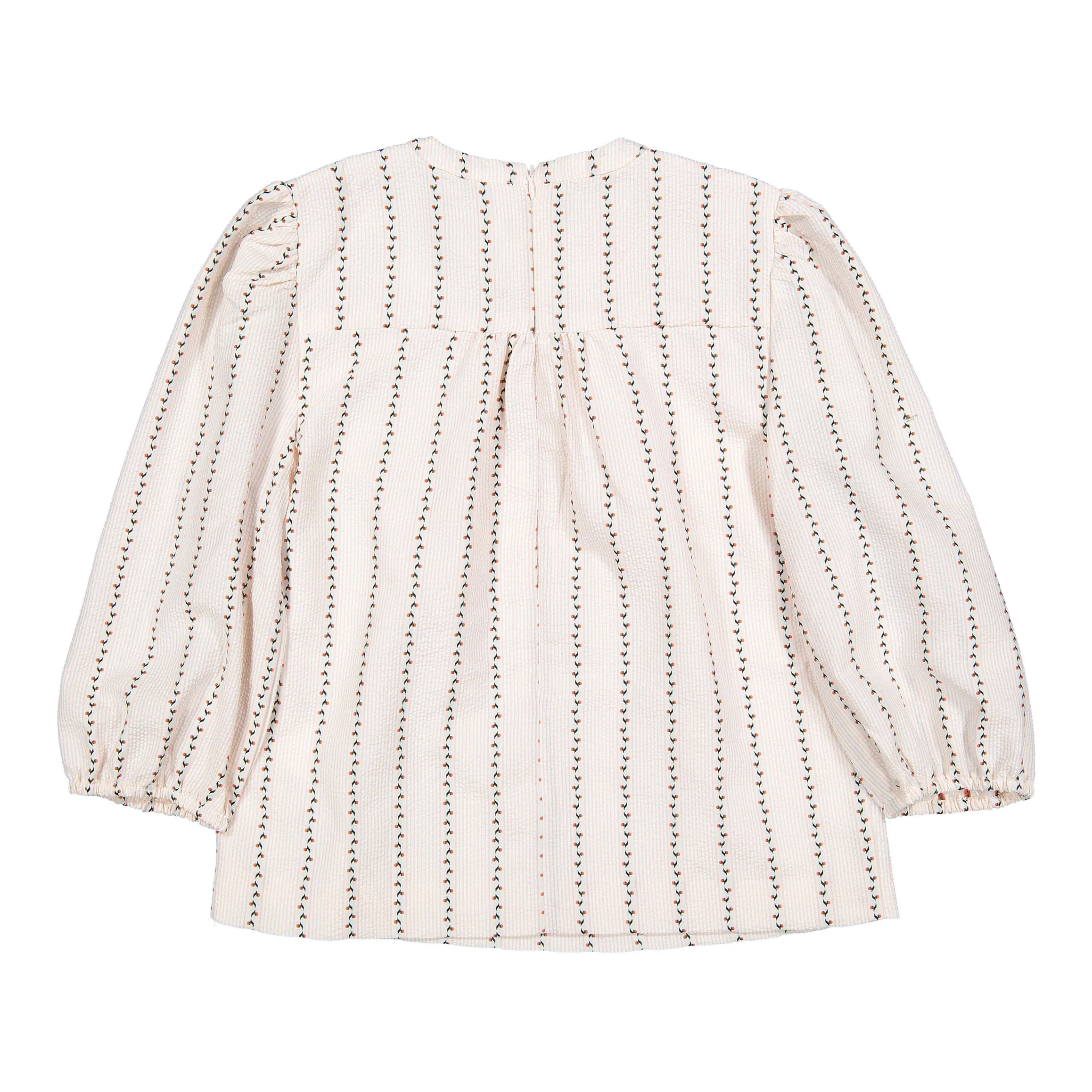 Ava and Lu Blush Design Striped Blouse - Image 2