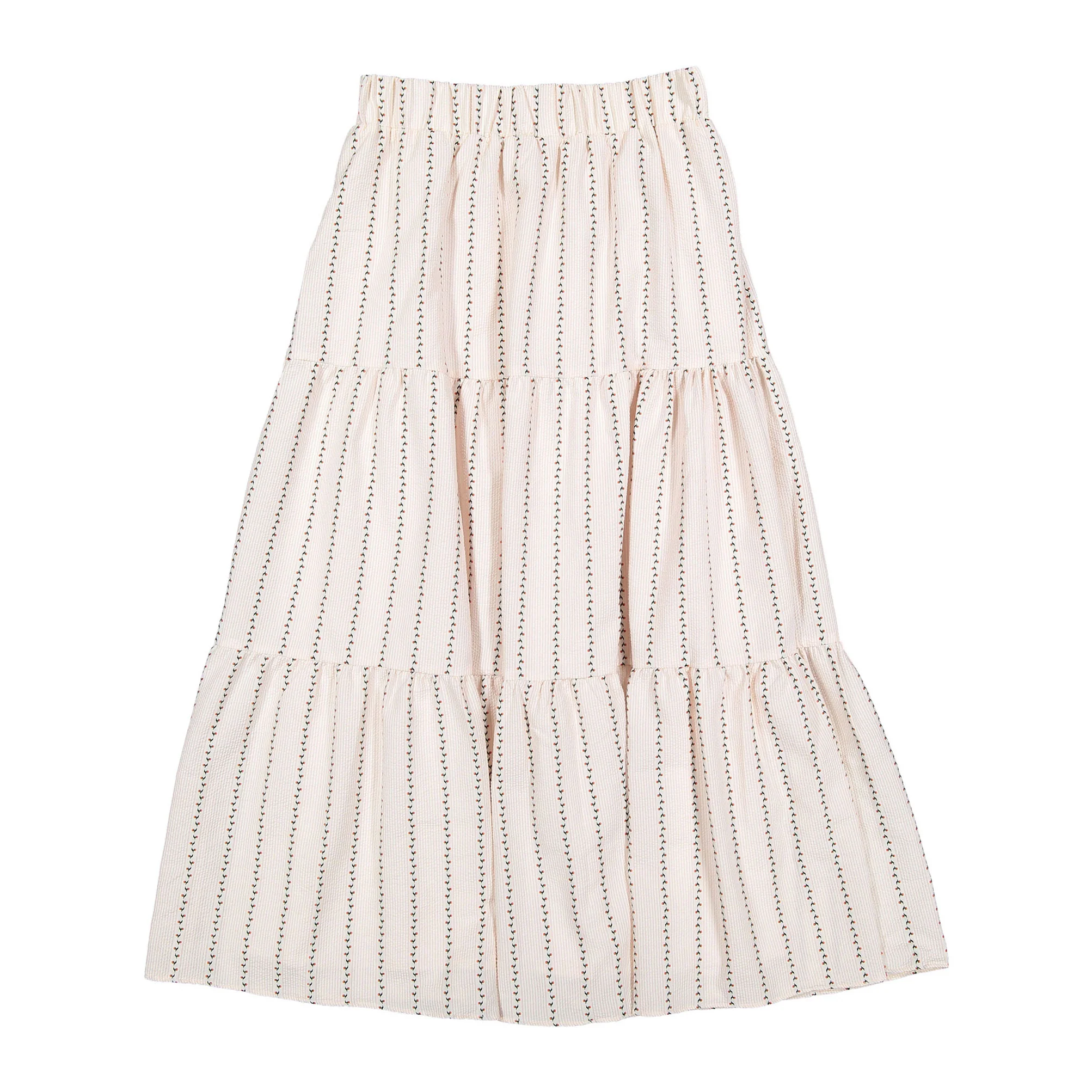 Ava and Lu Blush Design Striped Skirt - Image 2