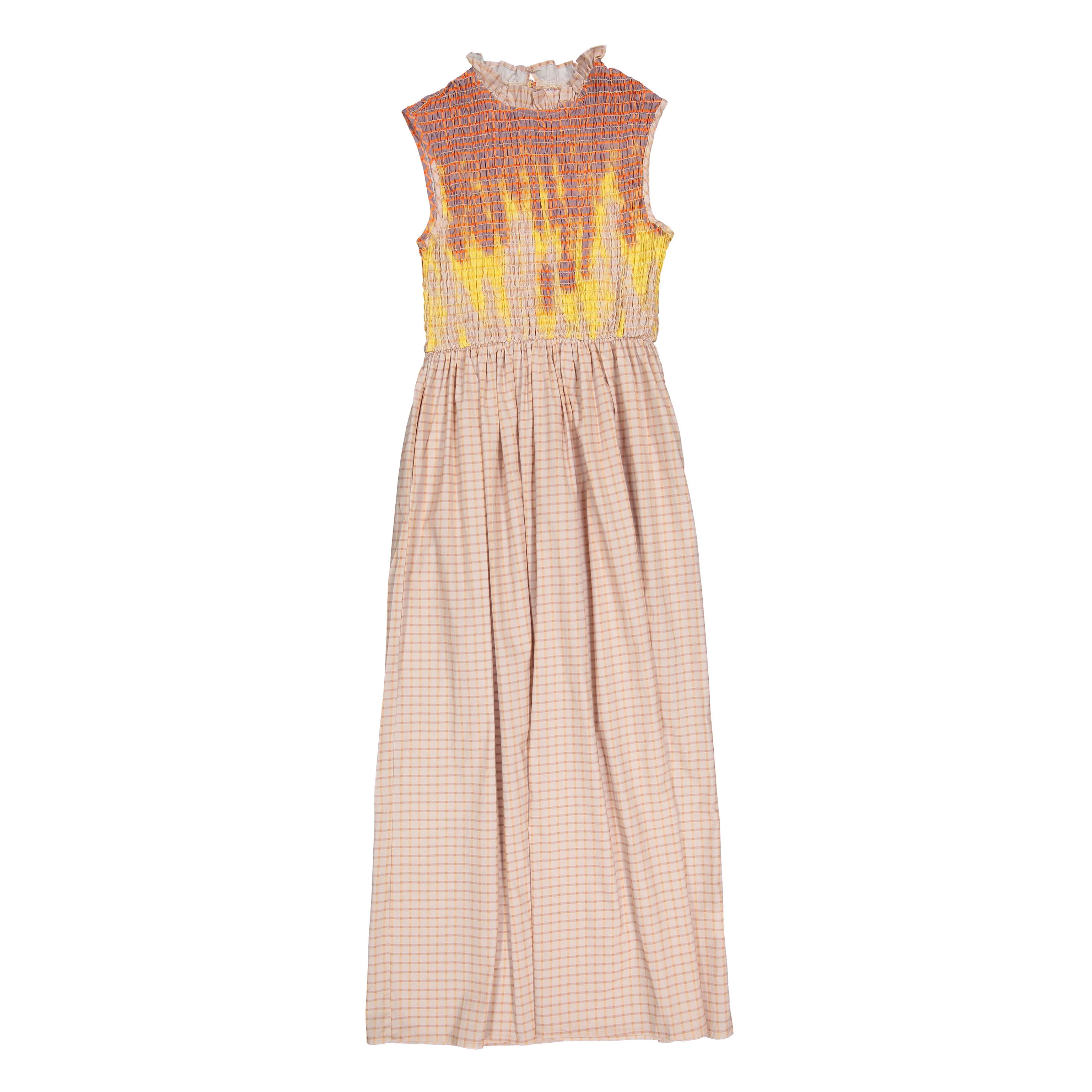 Ava and Lu Gingham Smocked Jumper Set - Image 2