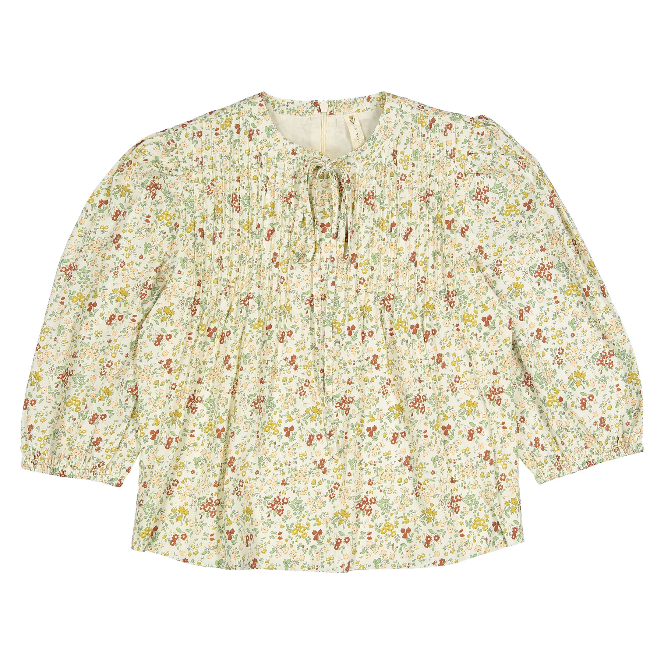 Ava and Lu Multi Floral Blouse