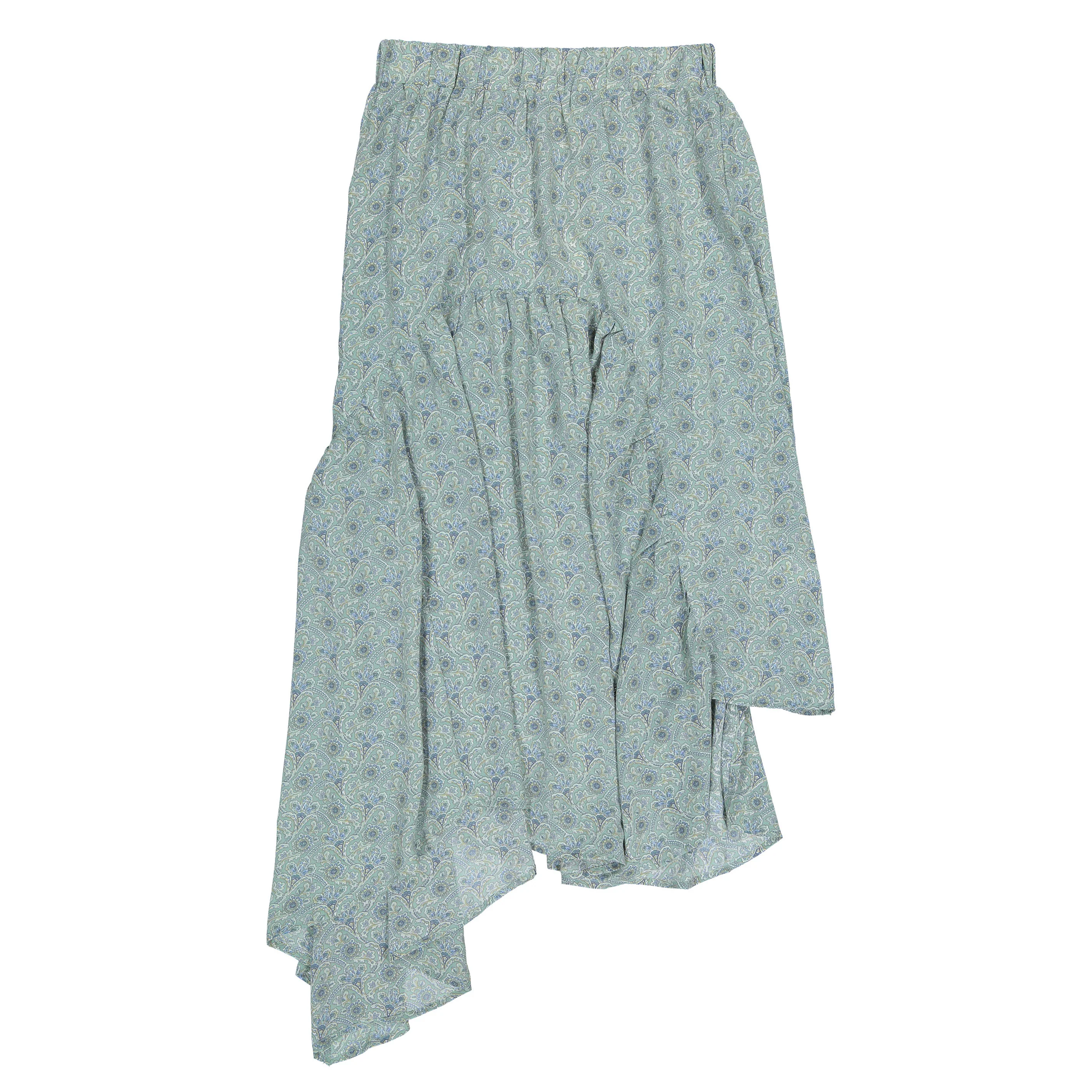 Ava and Lu Seafoam Paisley Skirt