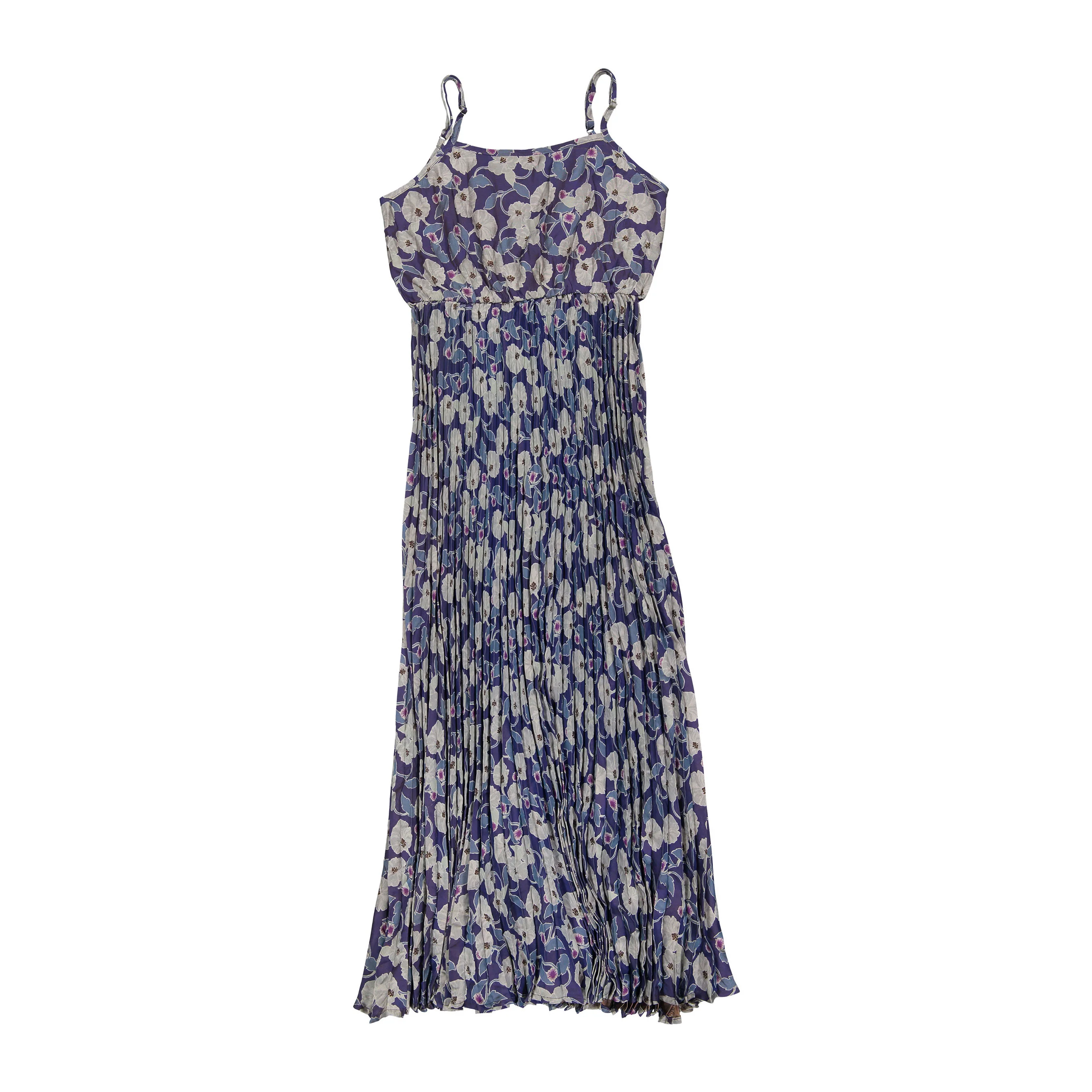 Ava and Lu Violet/Grey Floral Slip Dress