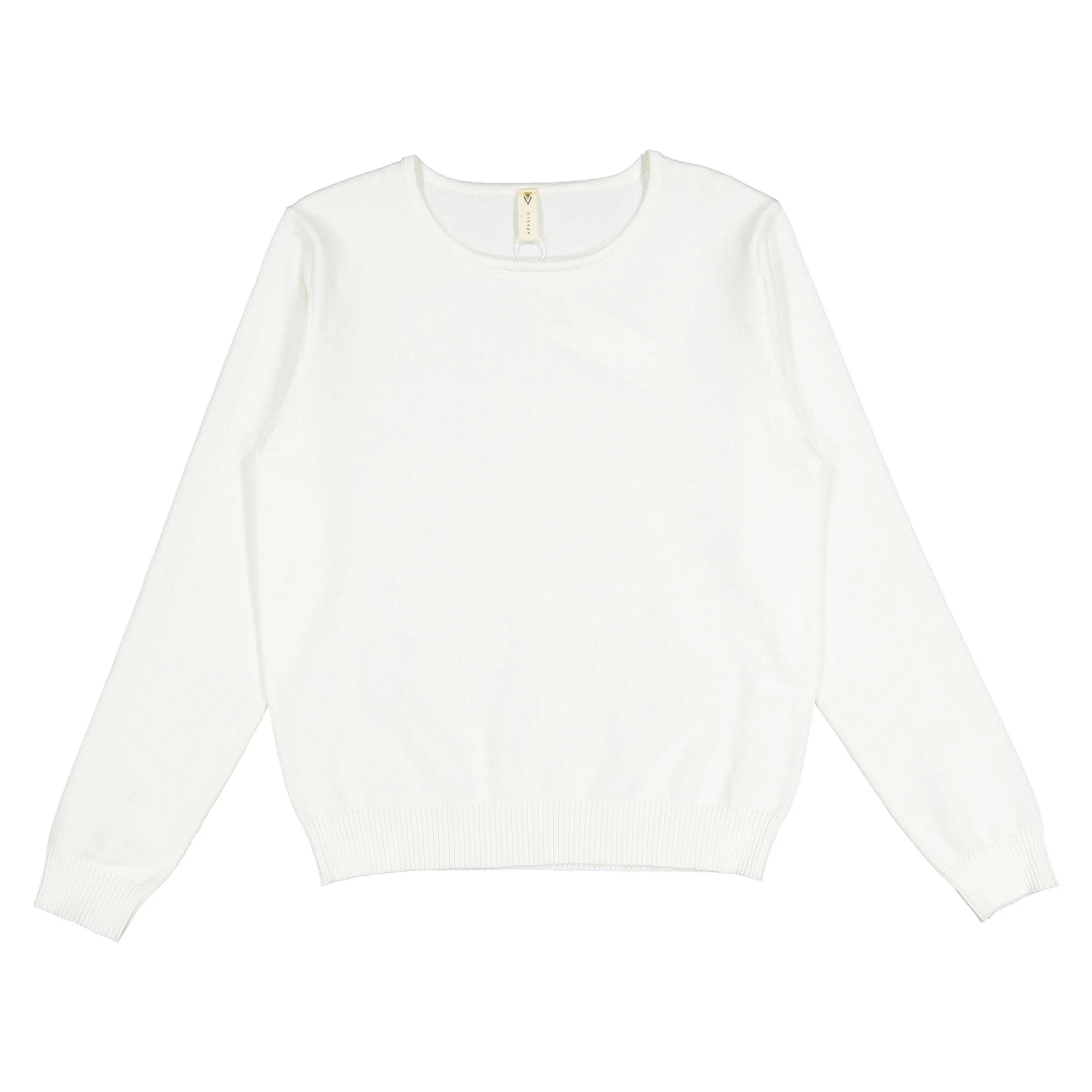 Ava and Lu White Sweater