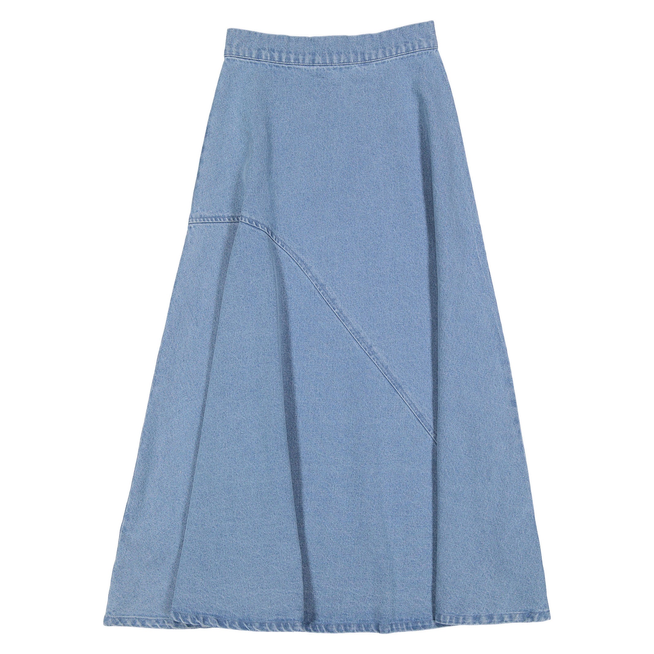 Ava Jeans Blue Denim A Line Skirt