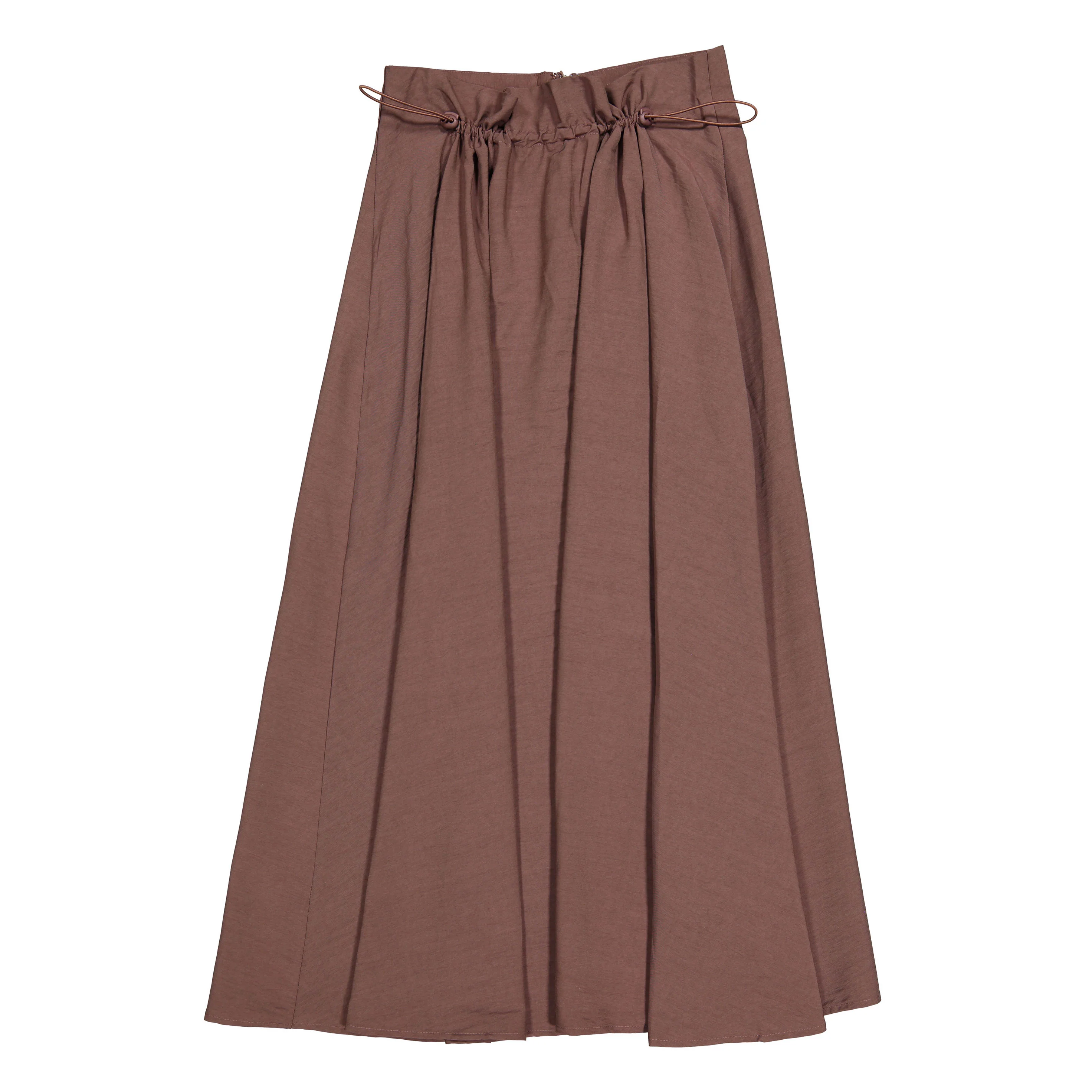 Ava Jeans Burgundy Drawstring Skirt