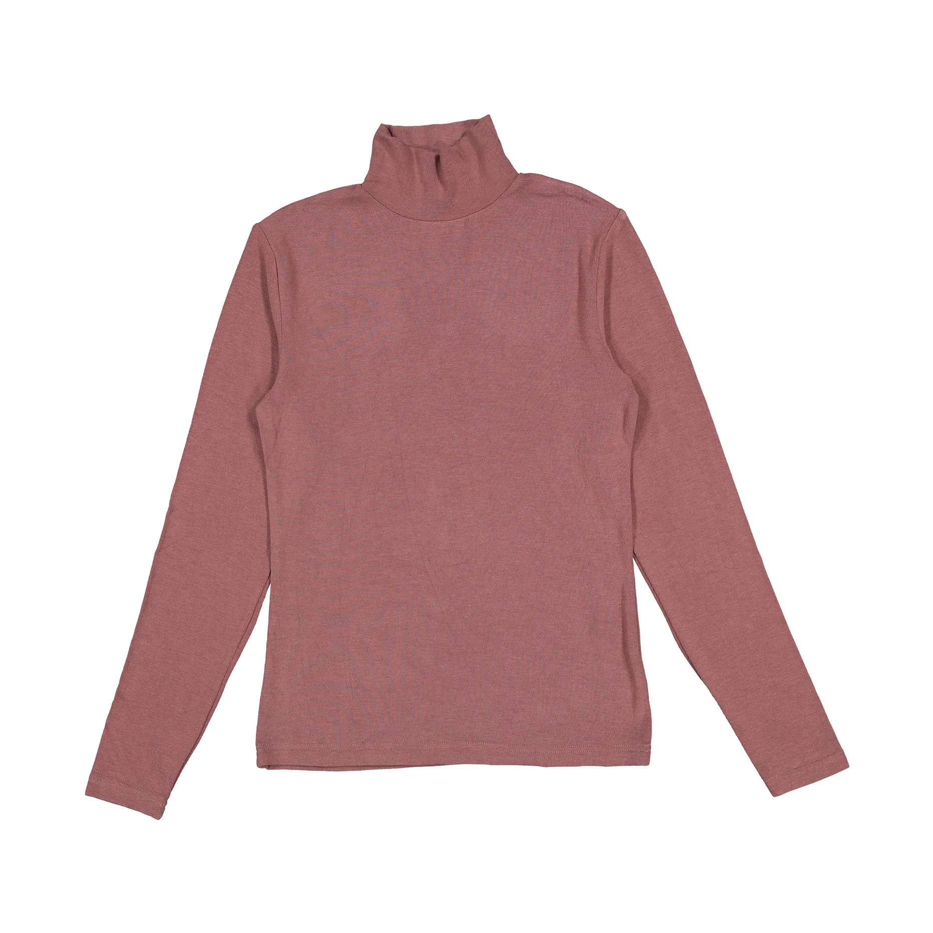 Ava Jeans Mauve Solid Turtleneck