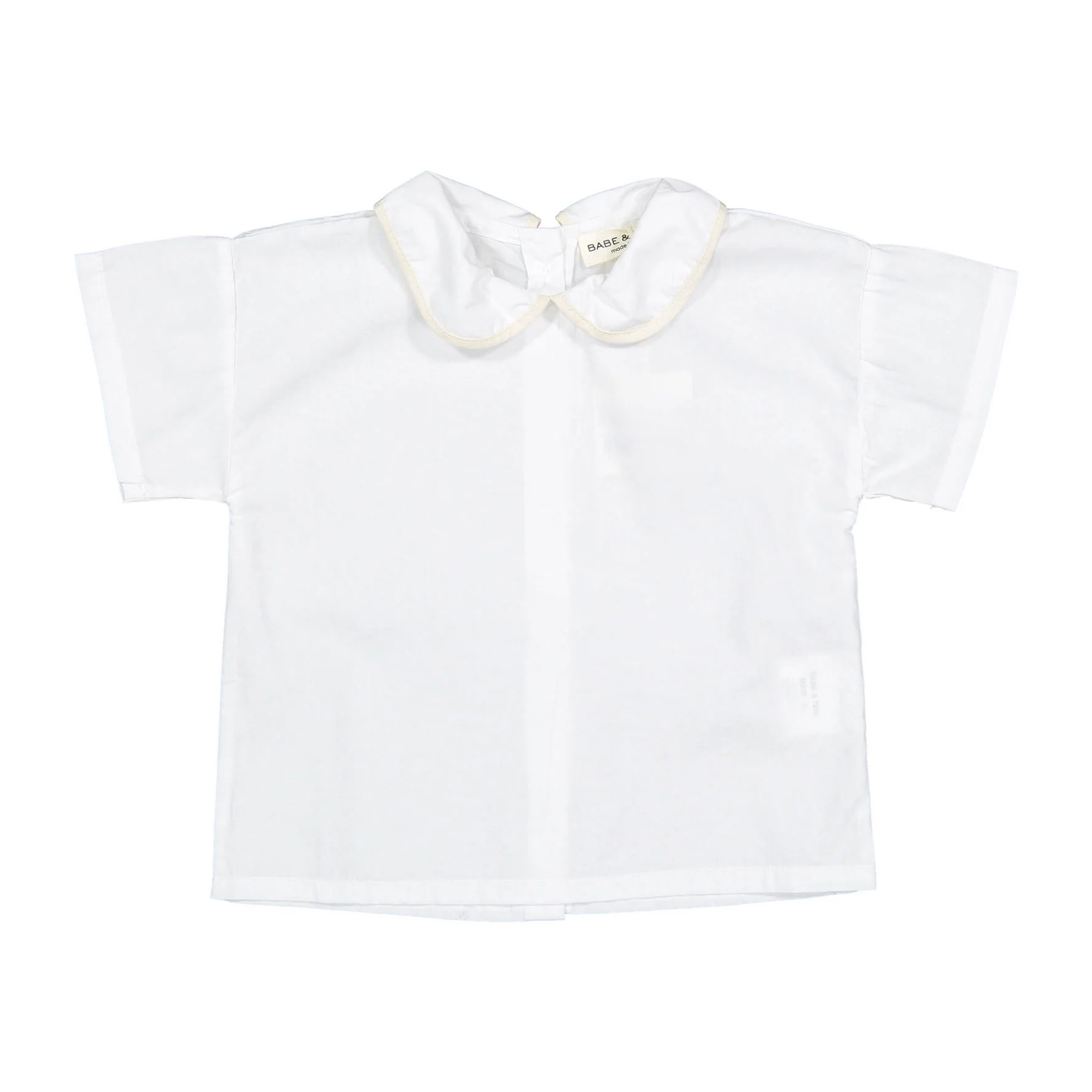 Babe and Tess White/Natural Jacob Blouse