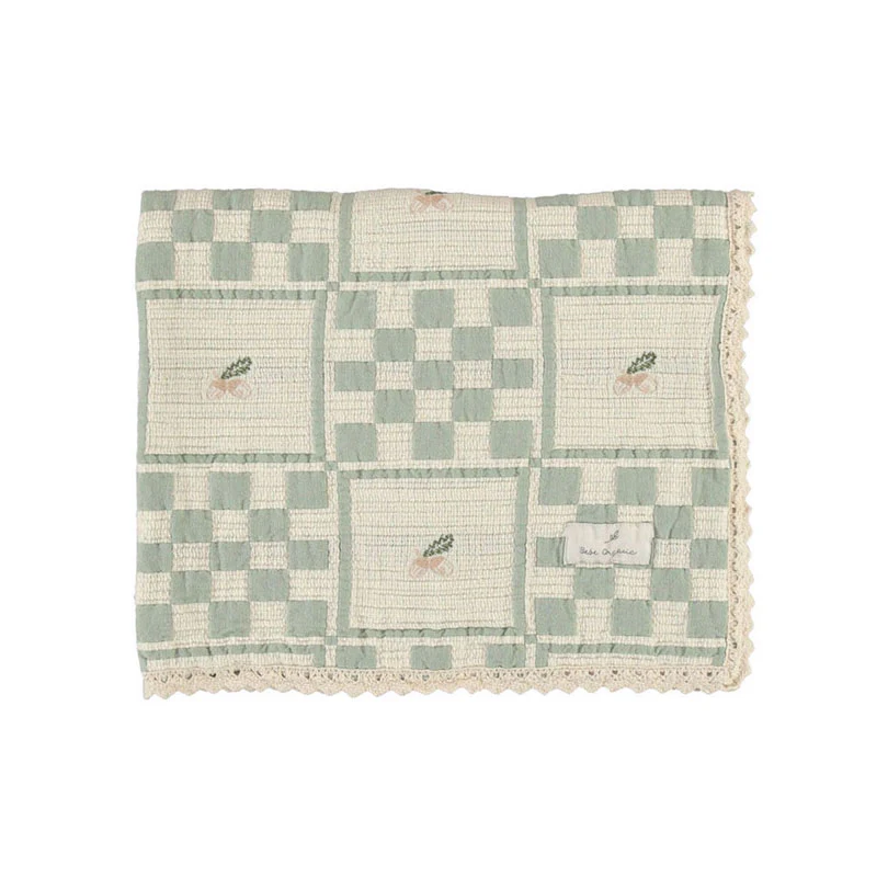 Bebe Organic Acorn Patchwork Blanket