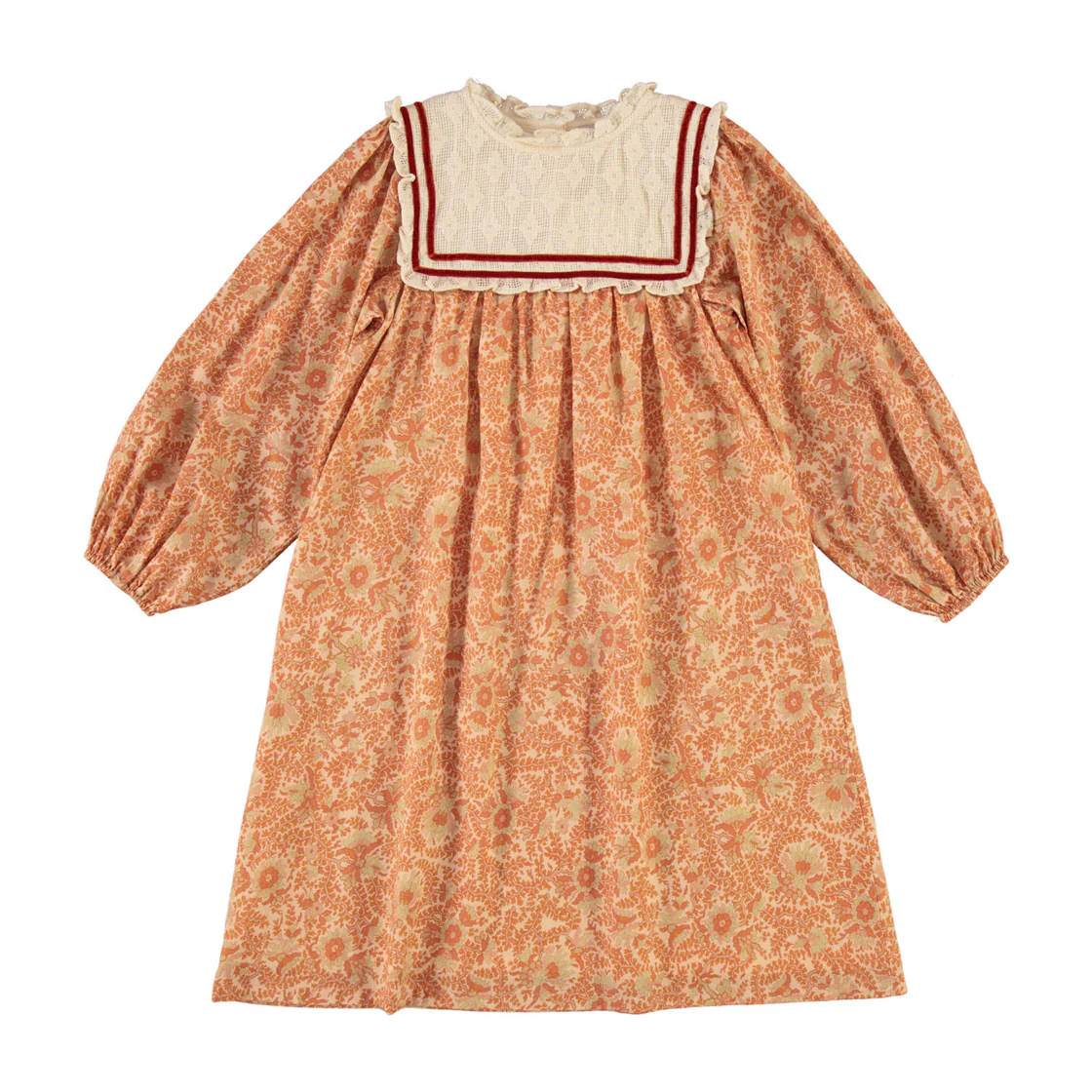 Bebe Organic Antique Floral Birgit Dress