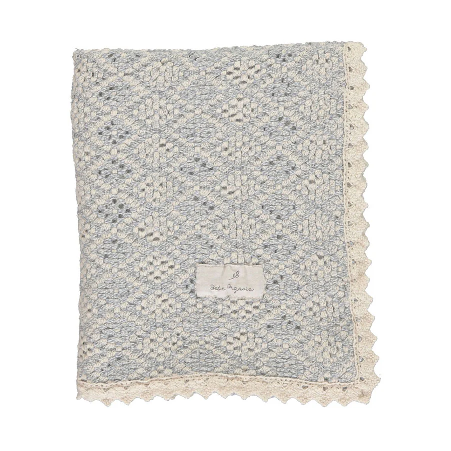 Bebe Organic Atlantic Crochet Blanket