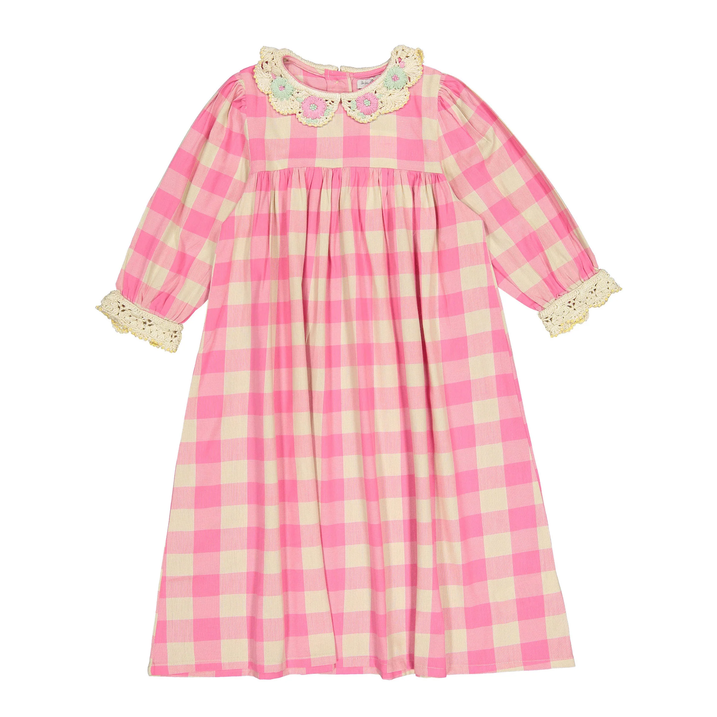 Bebe Organic Bombom Check Anais Special Dress