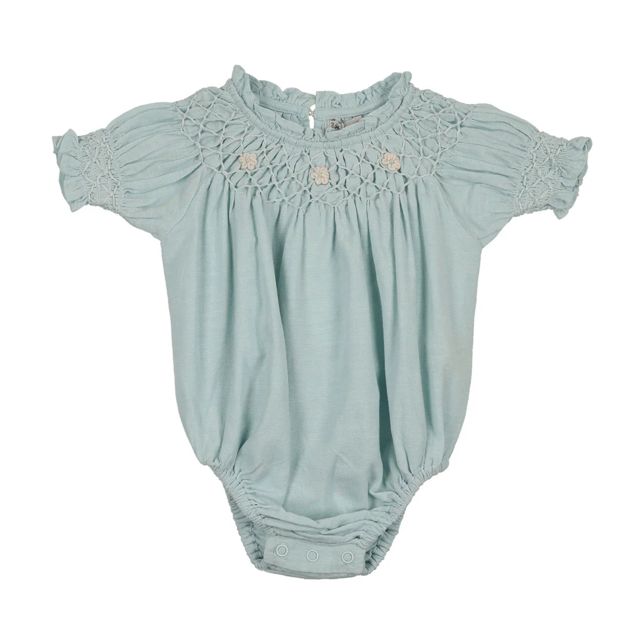 Bebe Organic Cloud Blue Maya Romper