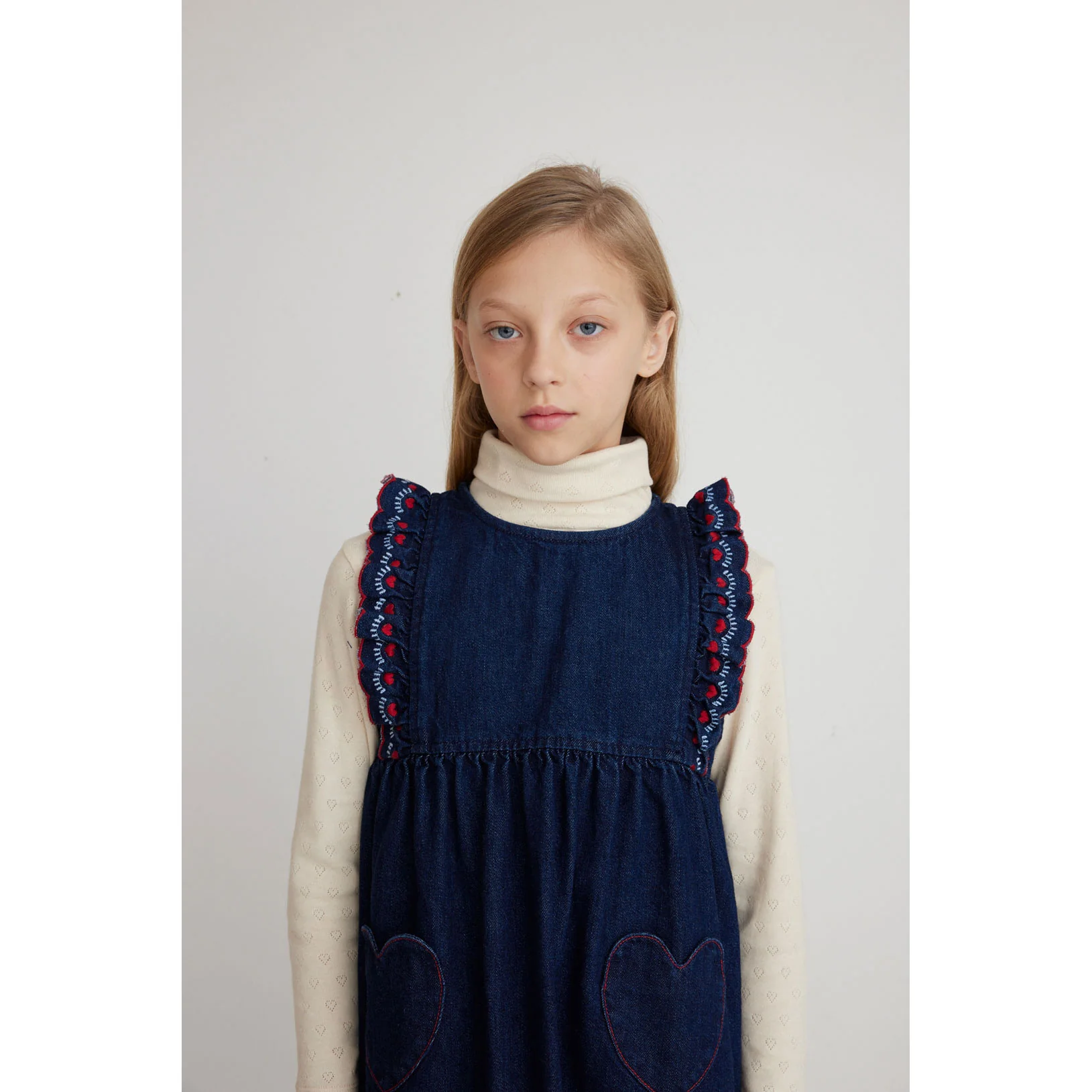 Bebe Organic Denim Tessa Apron Dress - Image 3