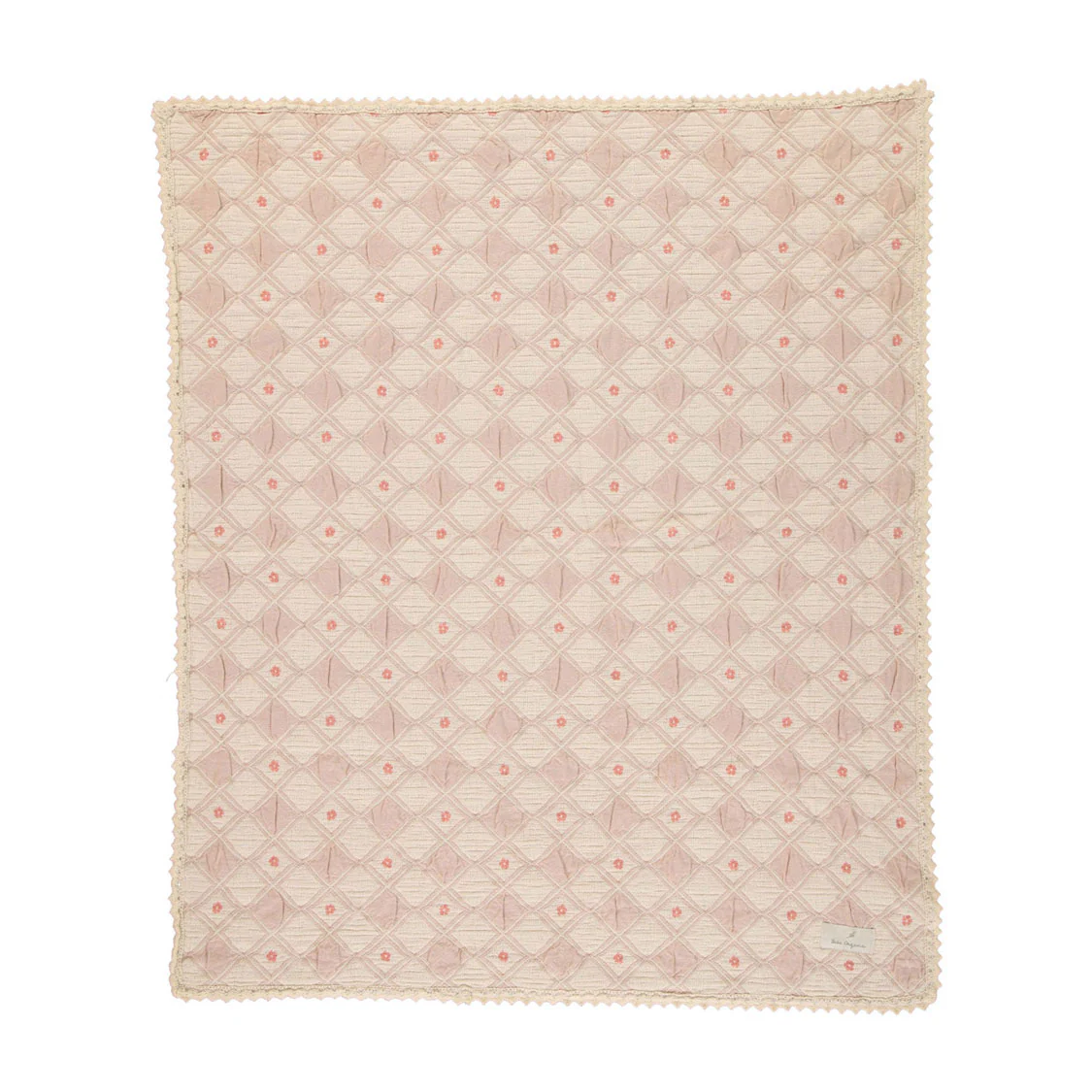 Bebe Organic Dusty Rose Blossom Blanket - Image 2