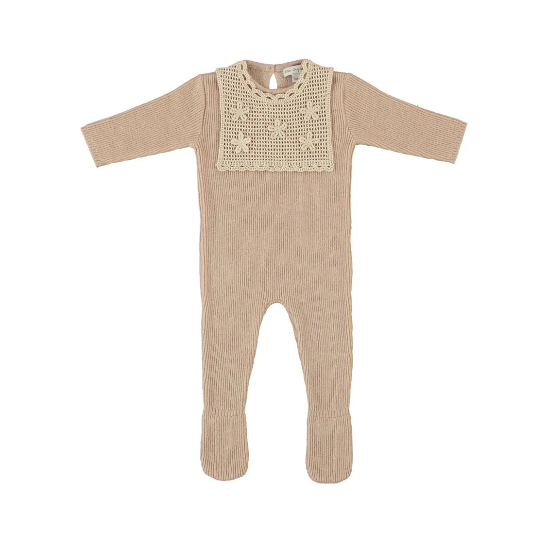 Bebe Organic Earthy Lucette Collar Overall