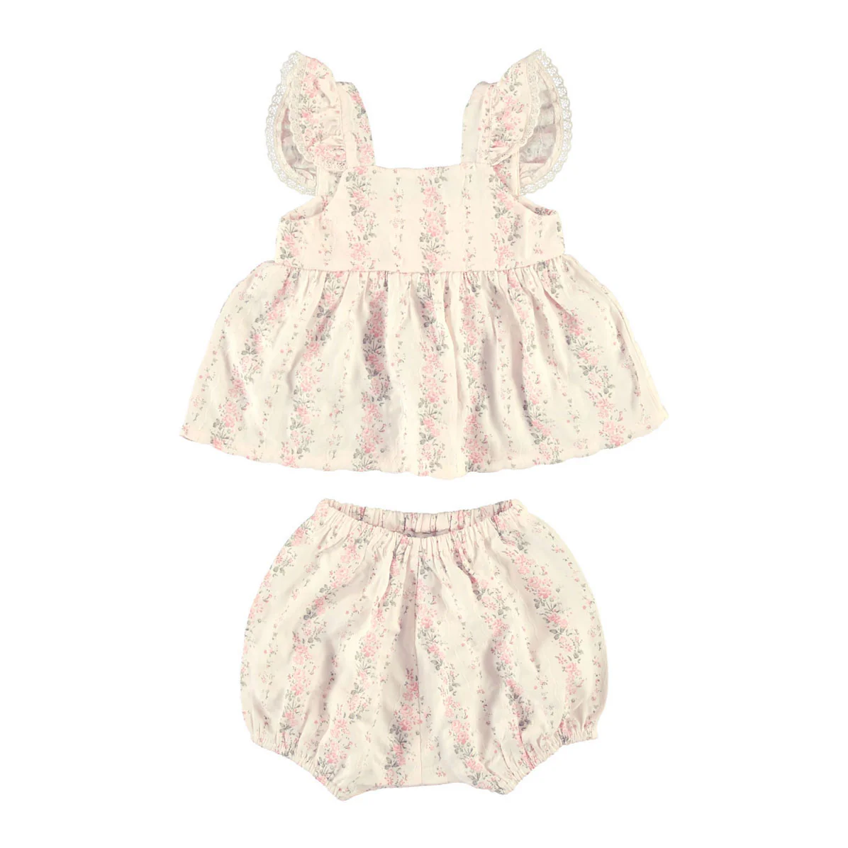 Bebe Organic Floral Stripes Irene Baby Set