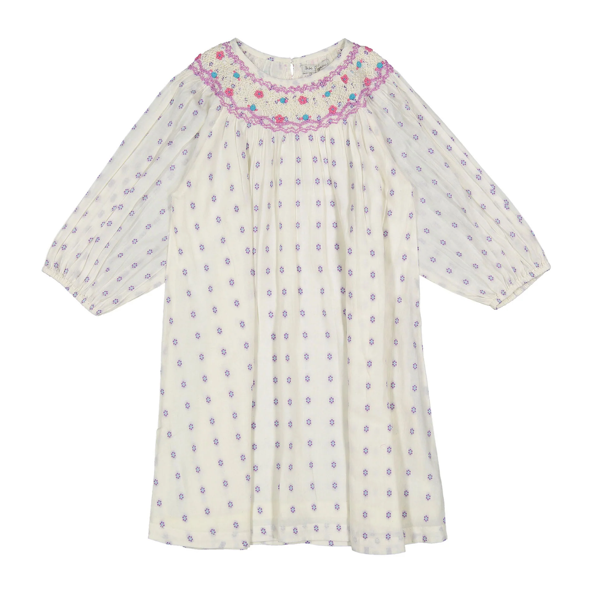 Bebe Organic Midsummer Dream Diana 3/4 Sleeves Dress