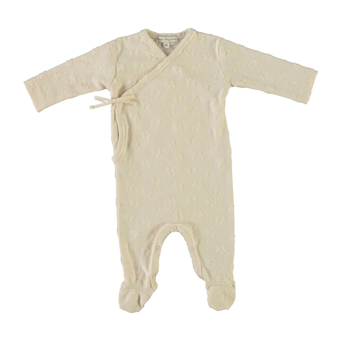 Bebe Organic Natural Fleury Wrap Overall