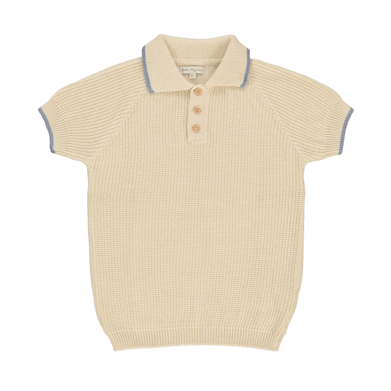 Bebe Organic Natural Knit Kane Polo