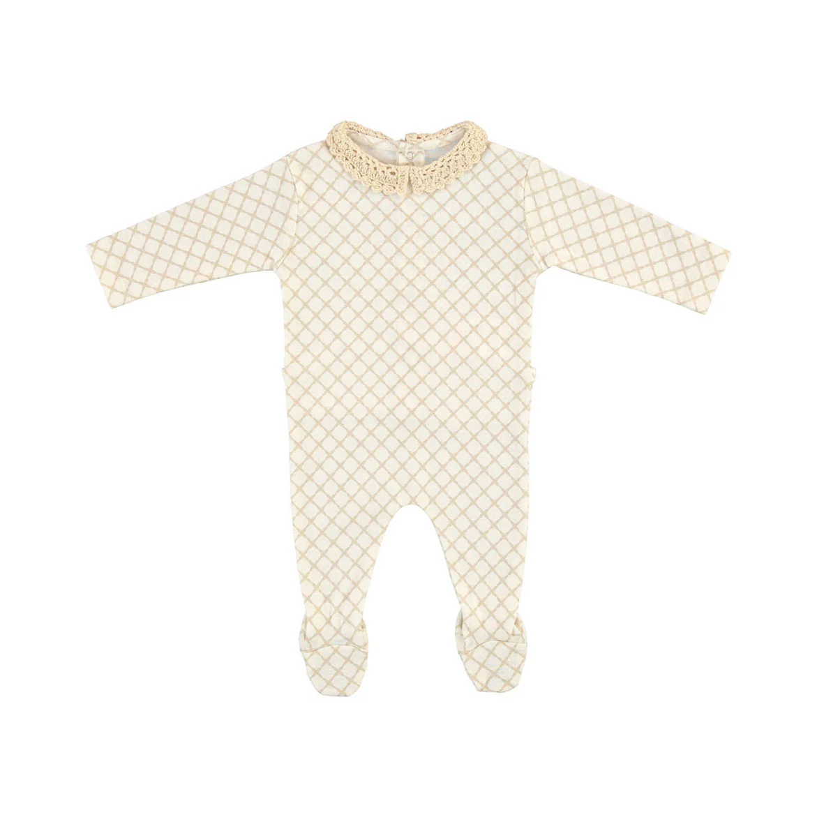 Bebe Organic Natural Marine Knot Maree Collar Overall