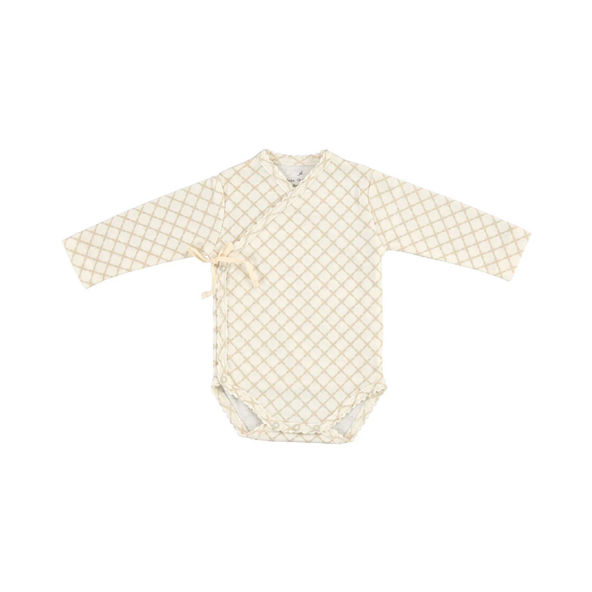 Bebe Organic Natural Marine Knot Maree Wrap Onesie