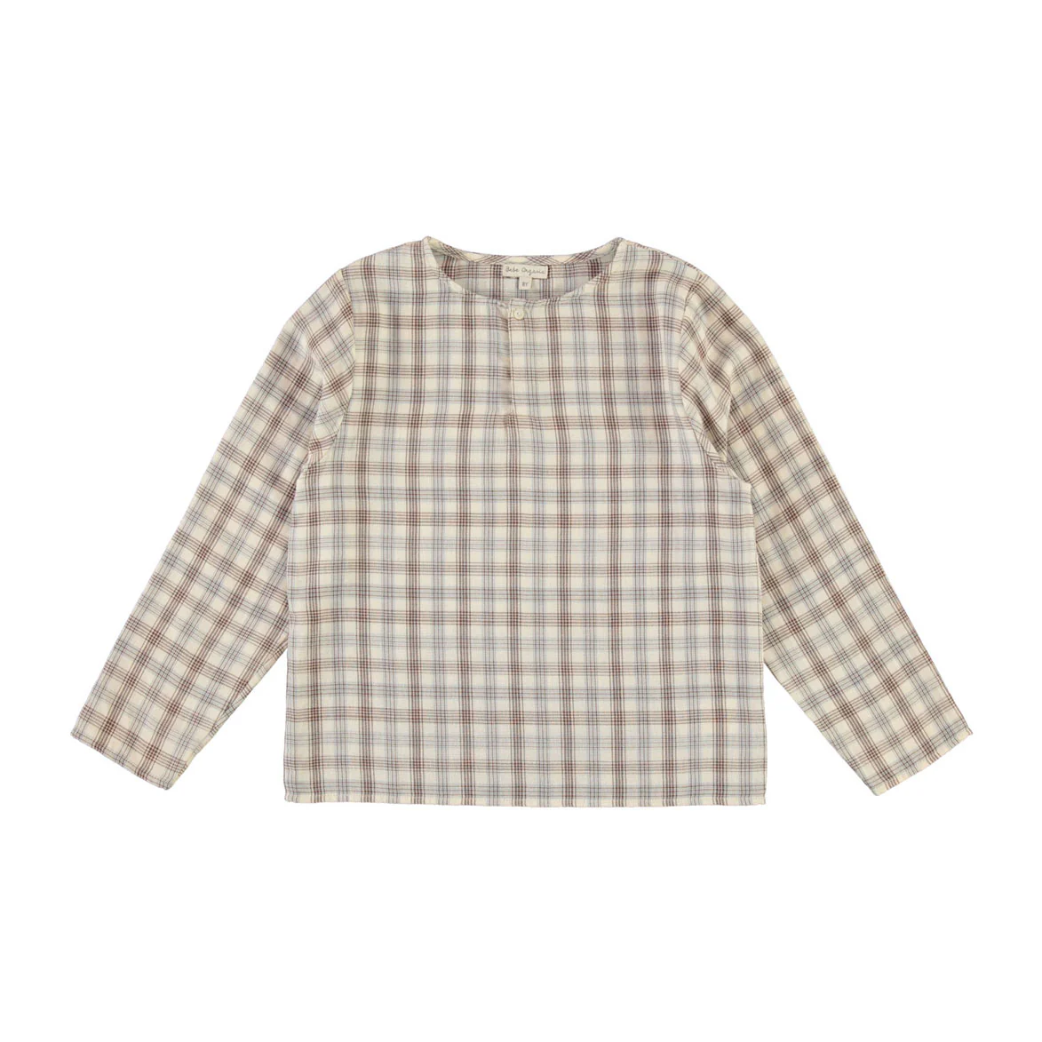 Bebe Organic Nature Check Oliver Shirt