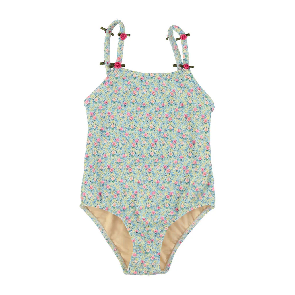 Bebe Organic Rosebud Blooms Polly Swimsuit