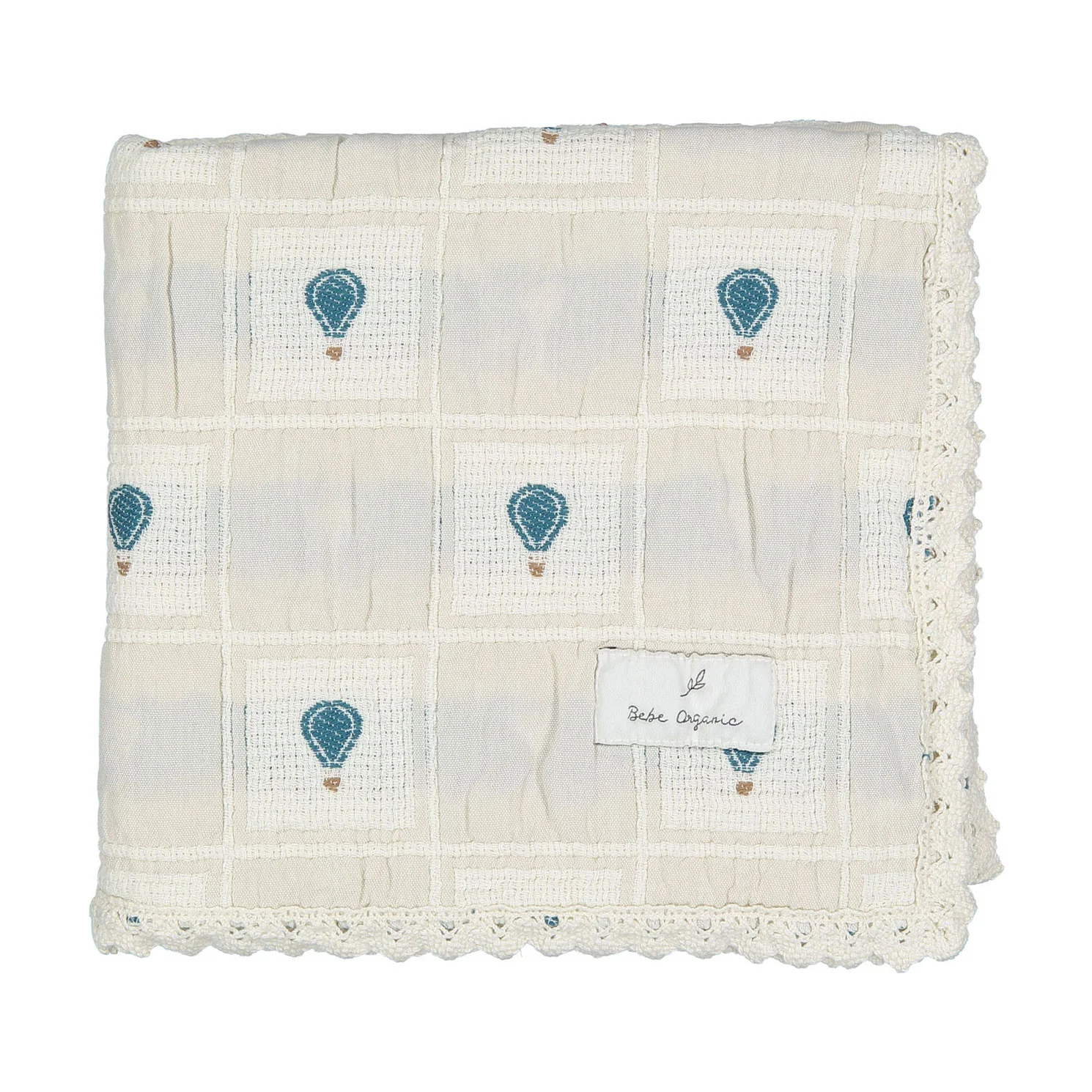 Bebe Organic Sand Balloon Patchwork balloon Blanket