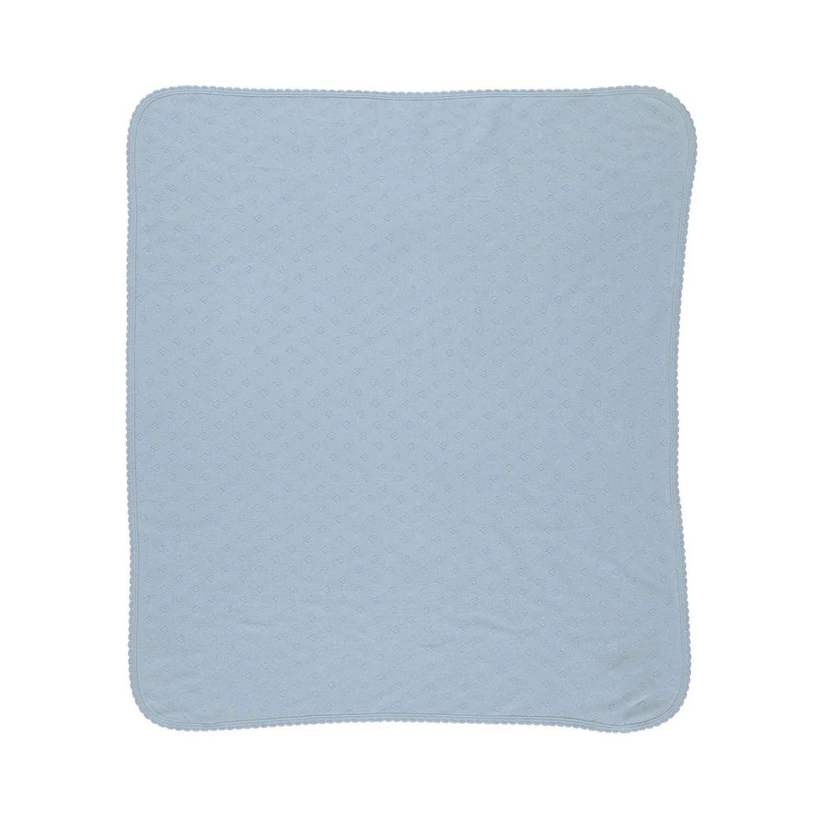 Bebe Organic Sea Heart Pointelle Bebe Blanket - Image 2