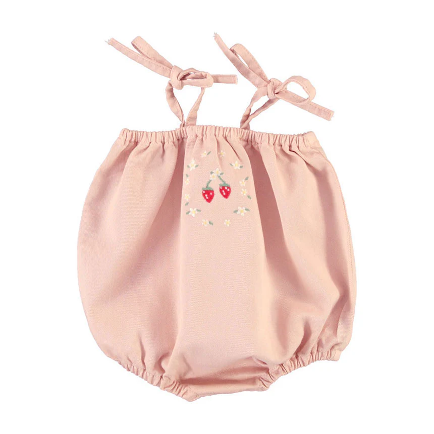 Bebe Organic Shell Pink Mara Romper