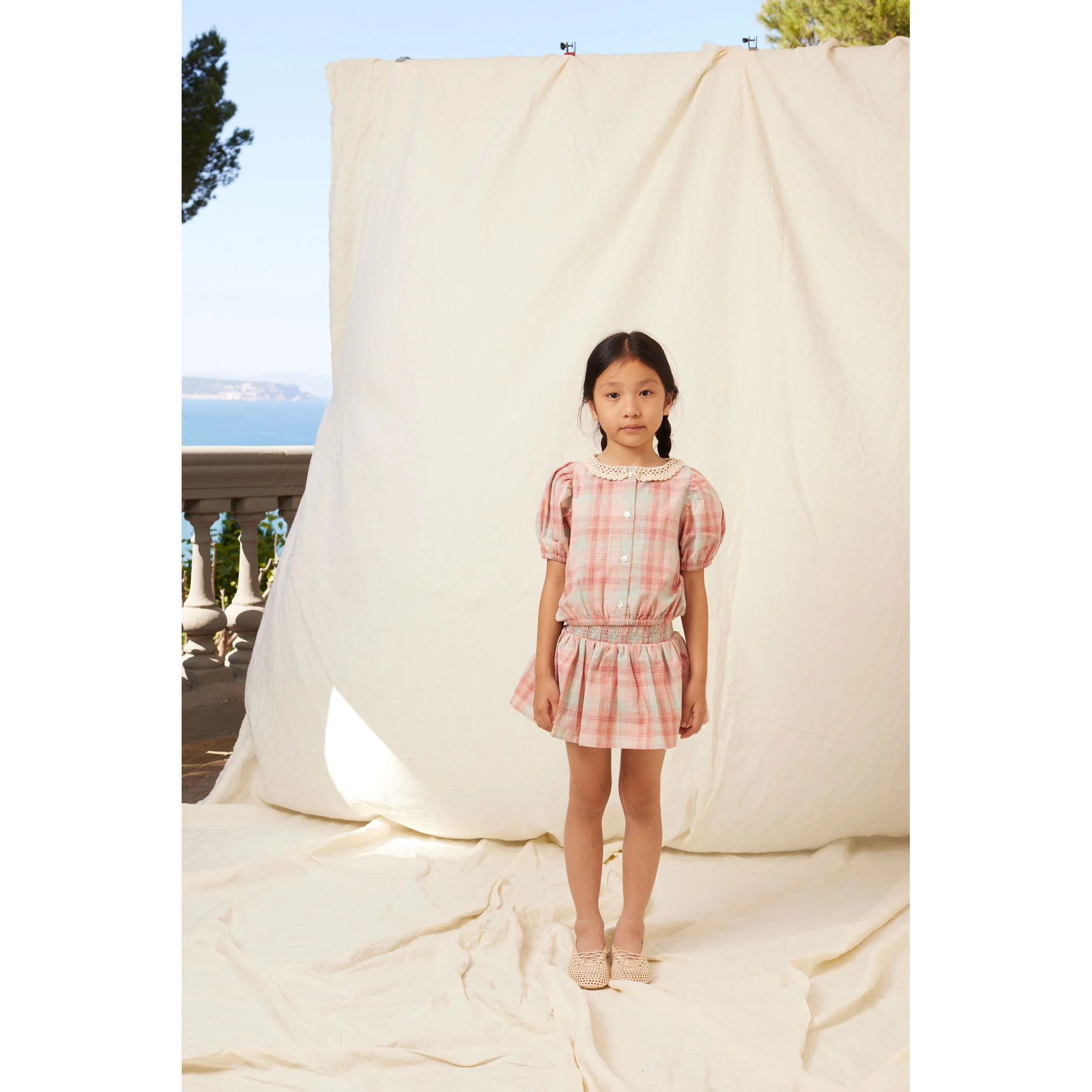 Bebe Organic Summer Check Nicole Skirt - Image 2