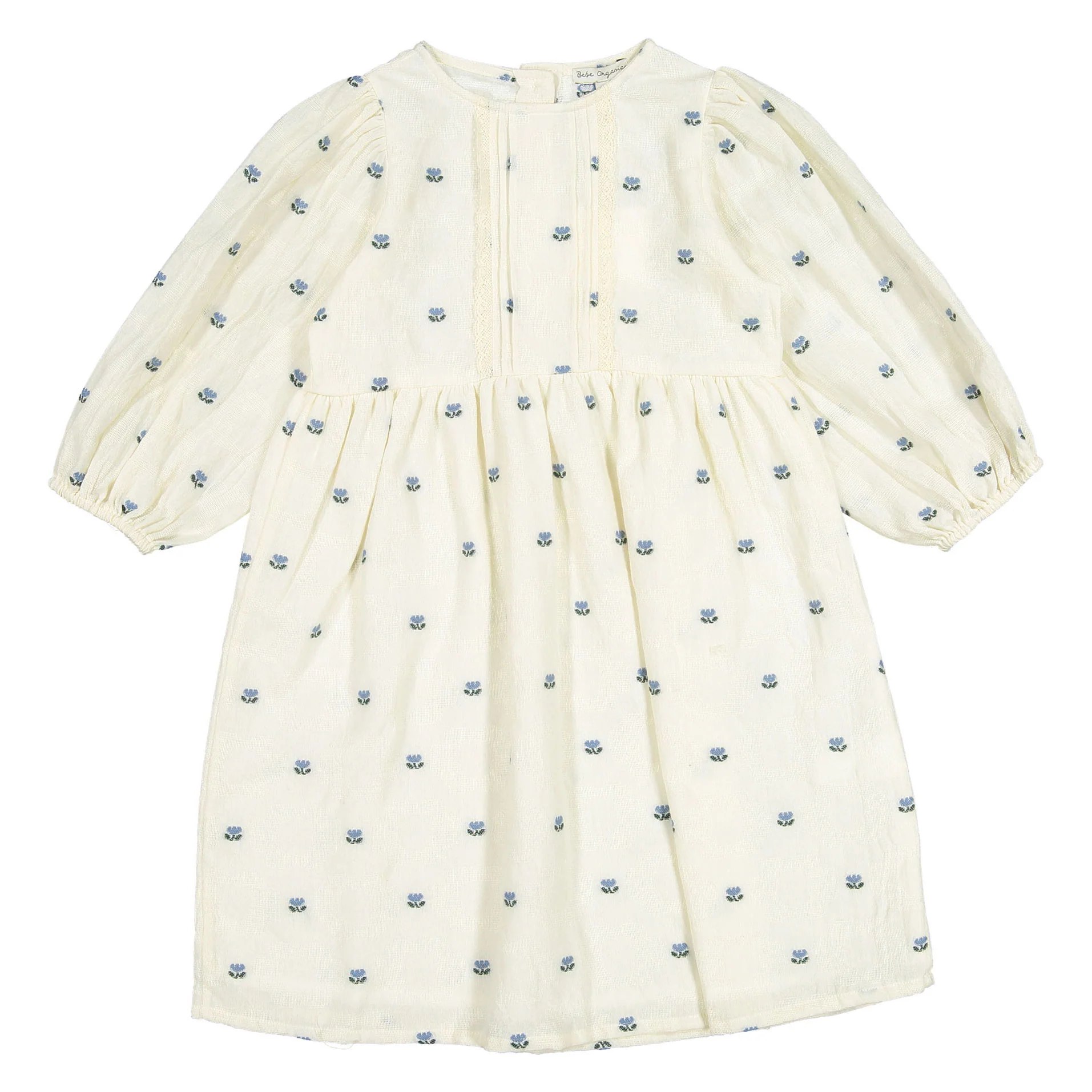 Bebe Organic Tulip Jacquard Lisa Exclusive 3/4 Sleeves Dress