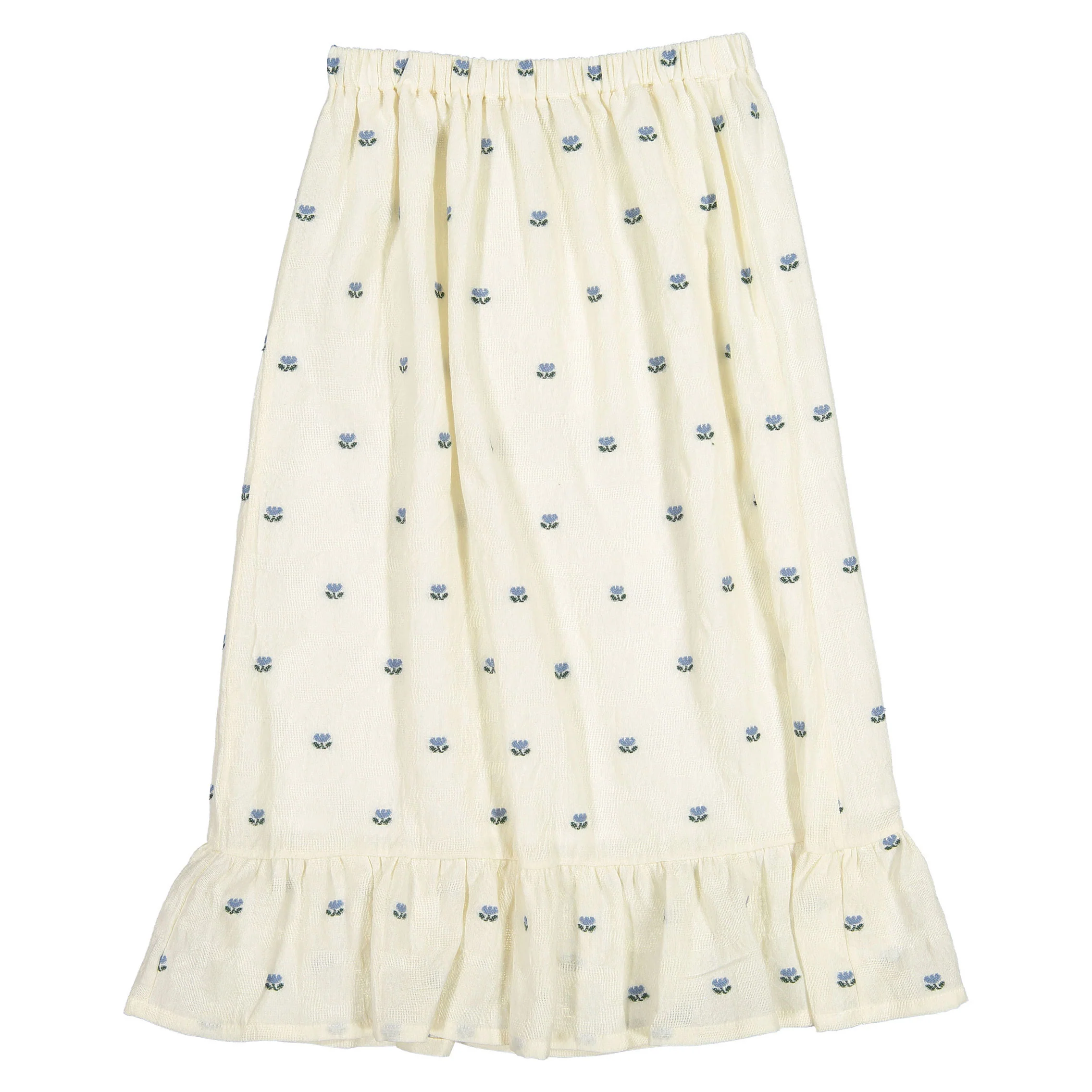 Bebe Organic Tulip Jacquard Lisa Over The Knee Skirt