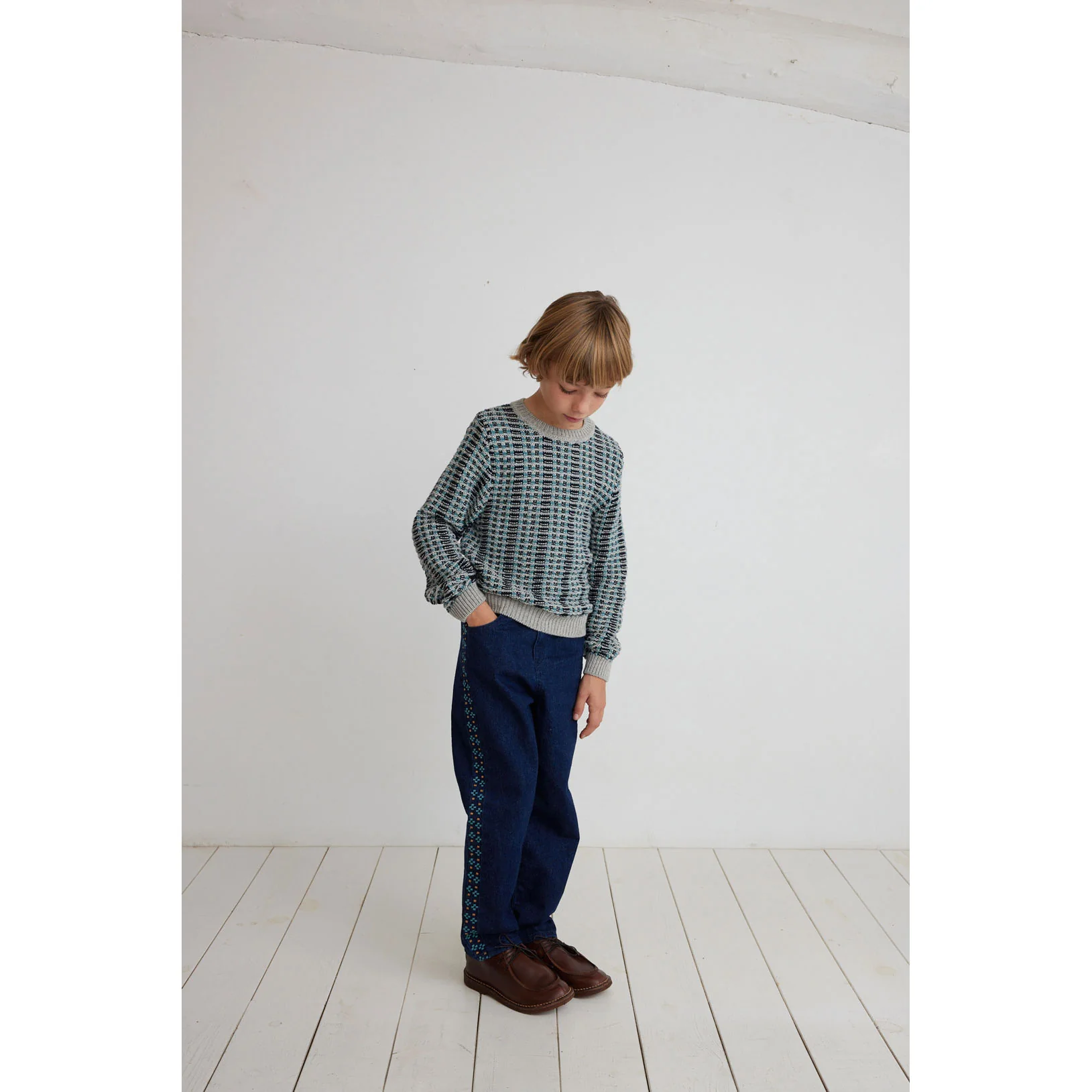 Bebe Organic Winter Crochet Sean Sweater - Image 2