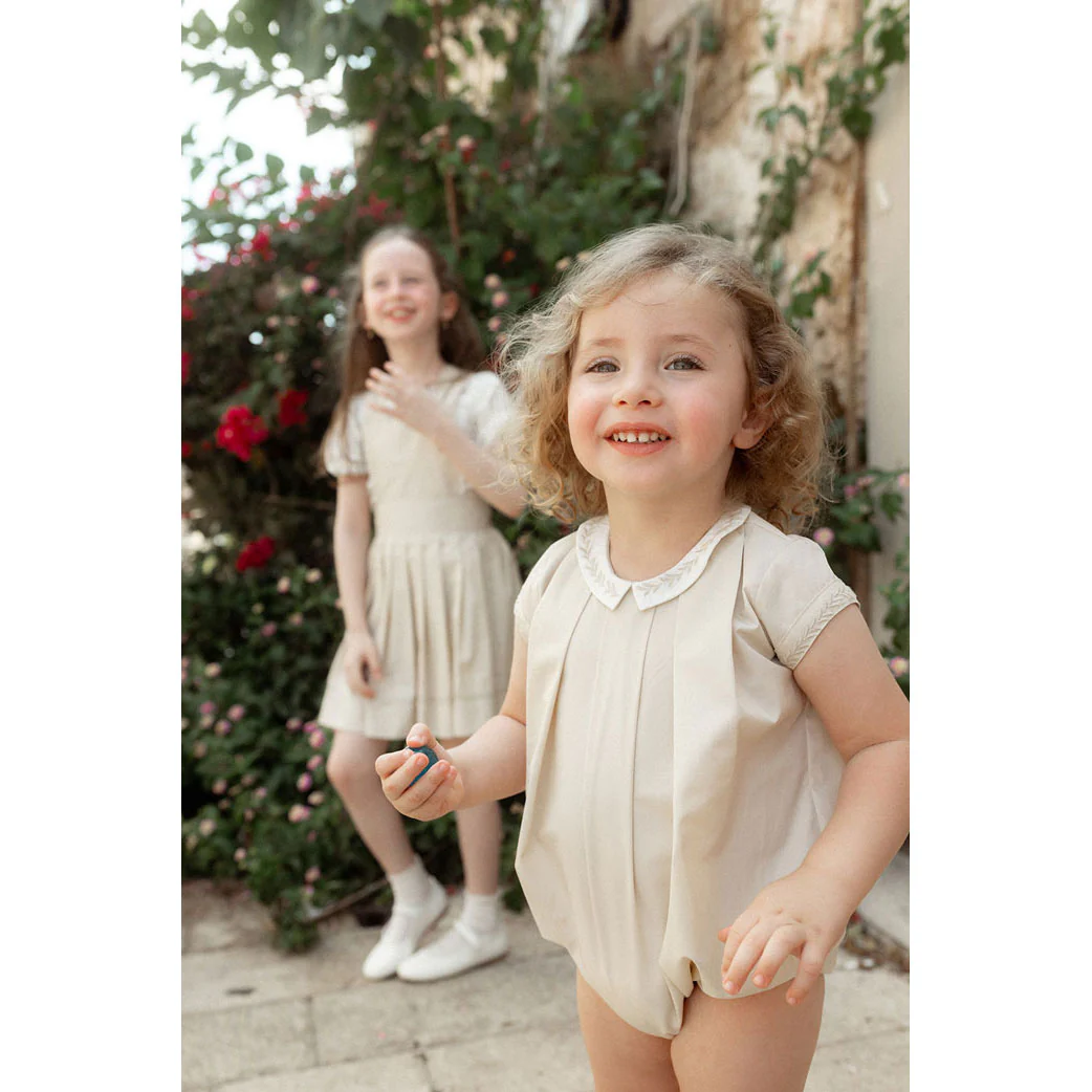 Belati Sand Striped Romper - Image 2