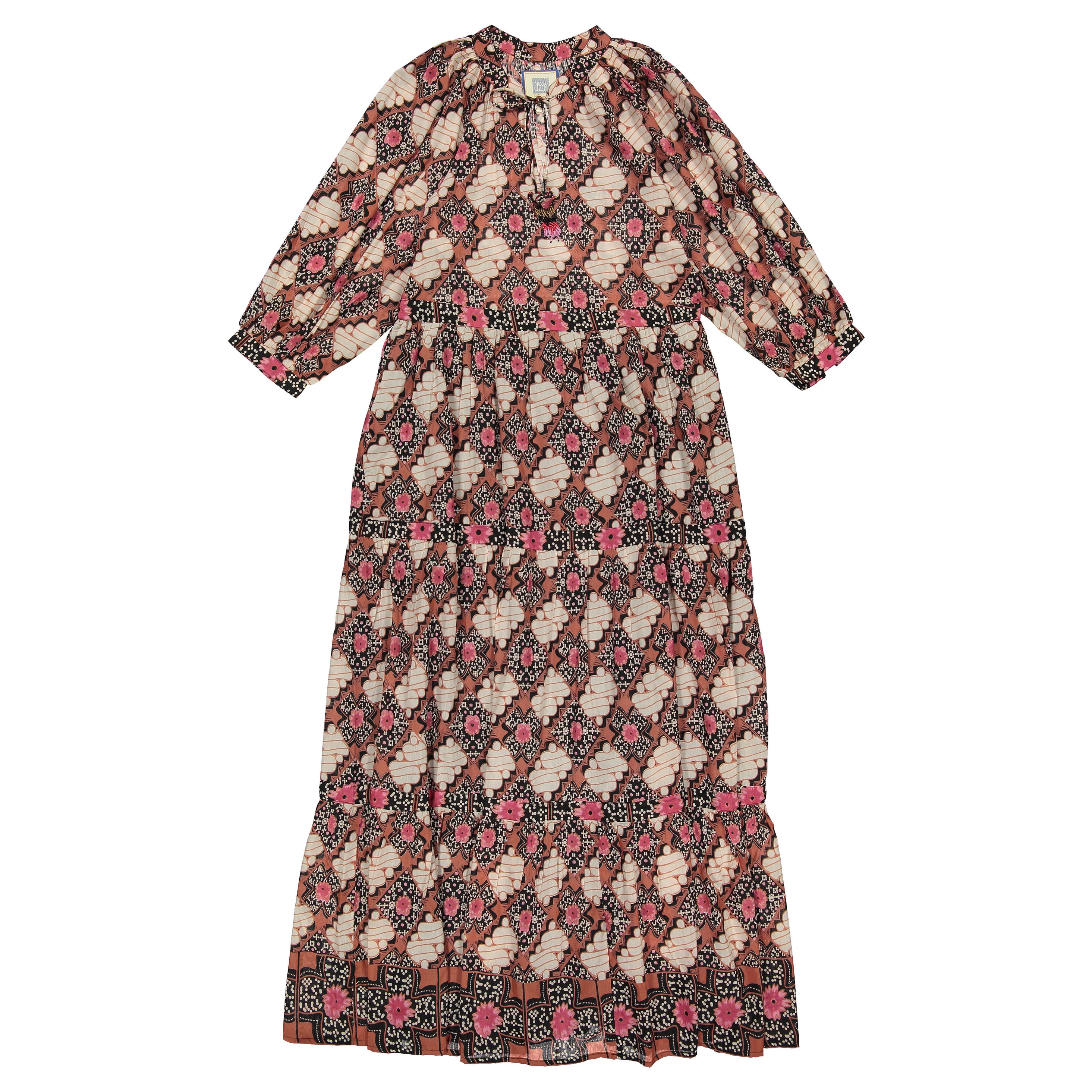 Bell Black Print Elizabeth Maxi Dress