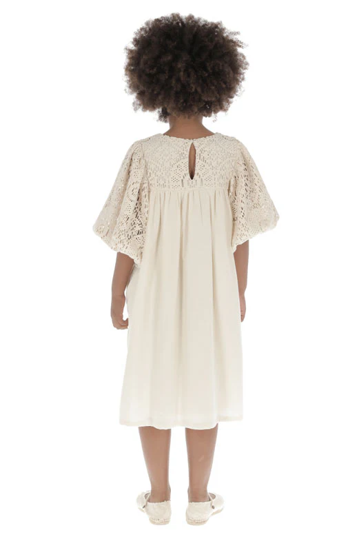 Belle Chiara Openwork Crochet Canesu Dress - Image 3