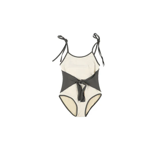 Belle Chiara Volcanic Earth Lycra Knot Swimsuit