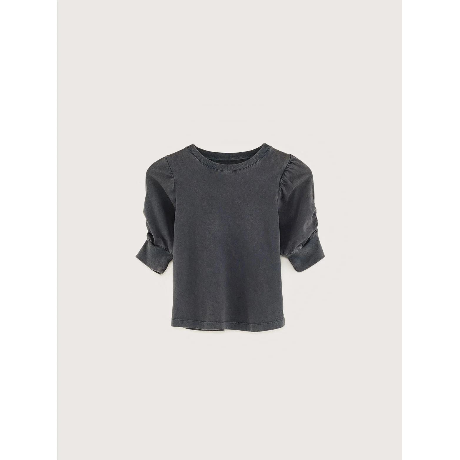 Bellerose Black Sand Puff Sleeve Vrame T-Shirt