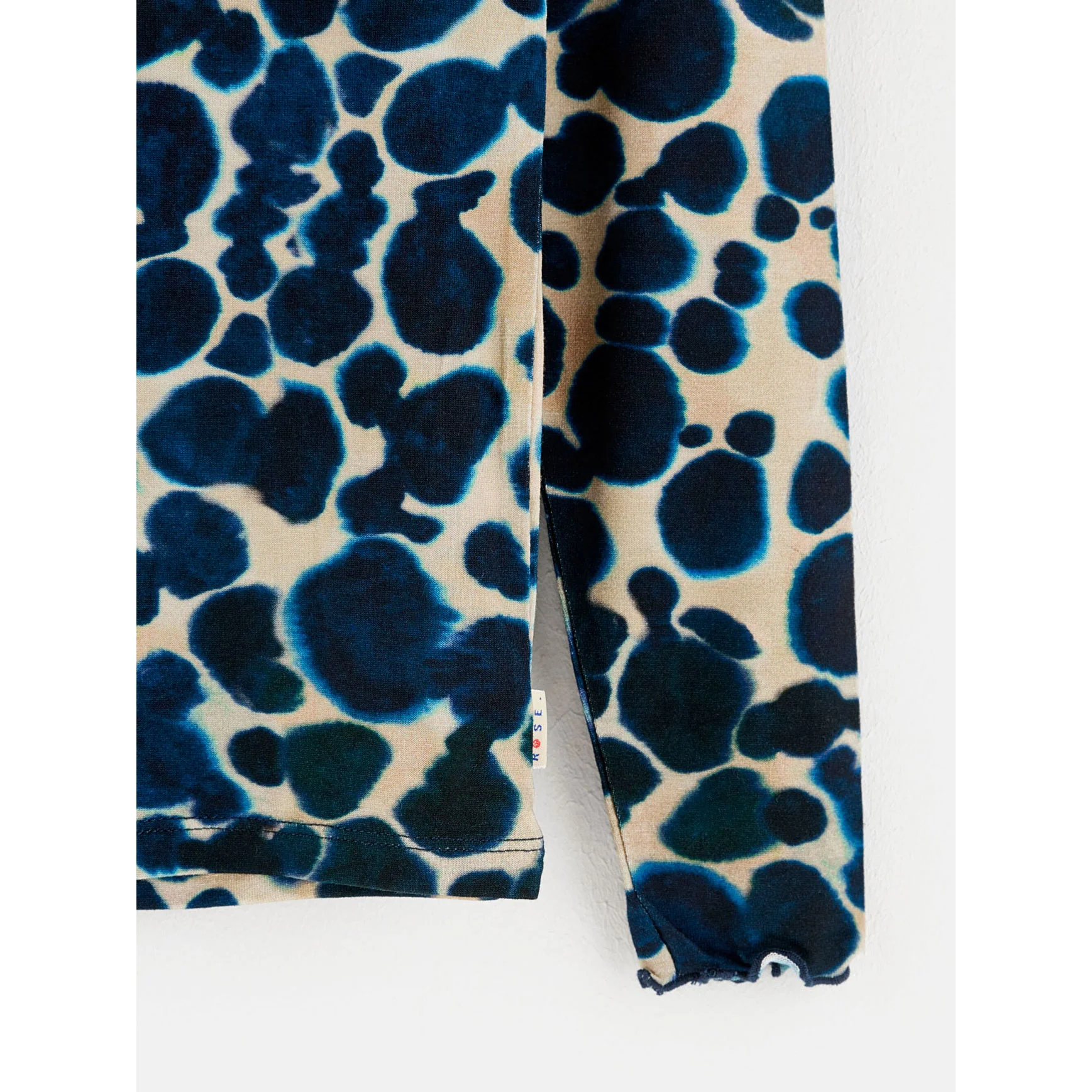 Bellerose Blue Leopard Print Turtleneck - Image 3