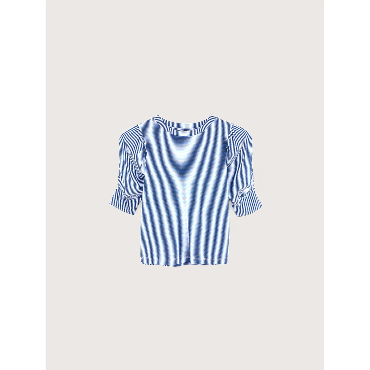 Bellerose Blue Striped Vrame T-Shirt - Image 2