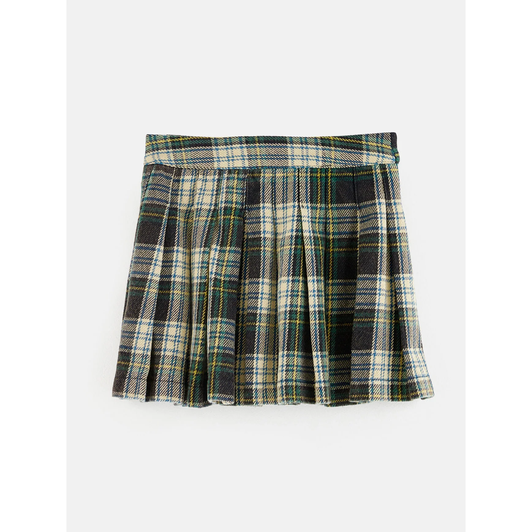 Bellerose Green Check Walis Skirt - Image 2