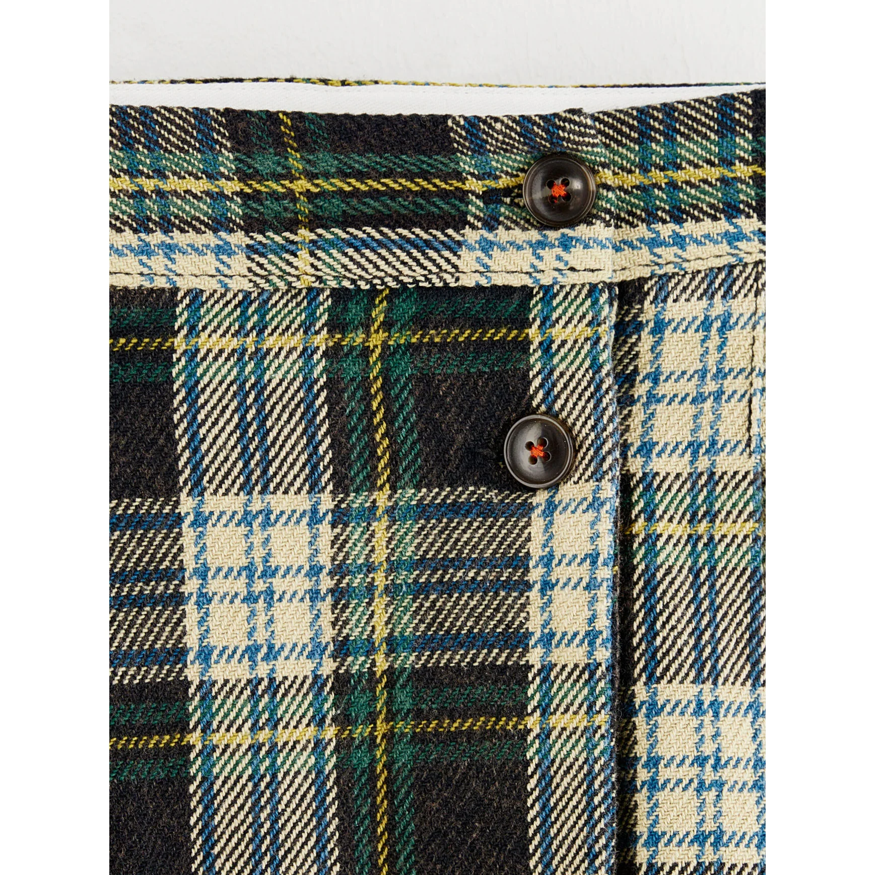 Bellerose Green Check Walis Skirt - Image 3
