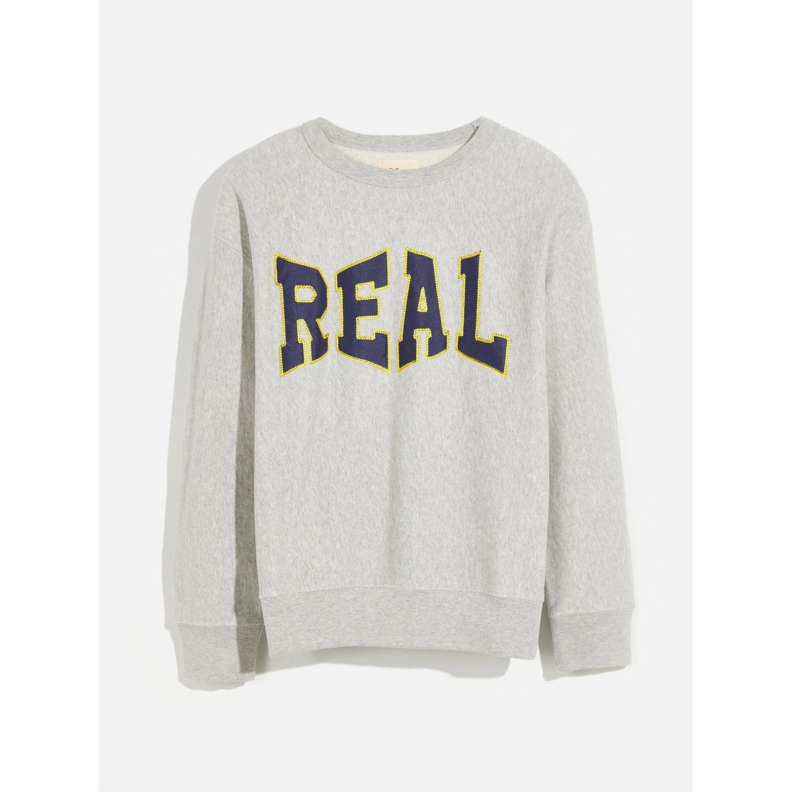 Bellerose Heather Grey "REAL" Fago Sweatshirt